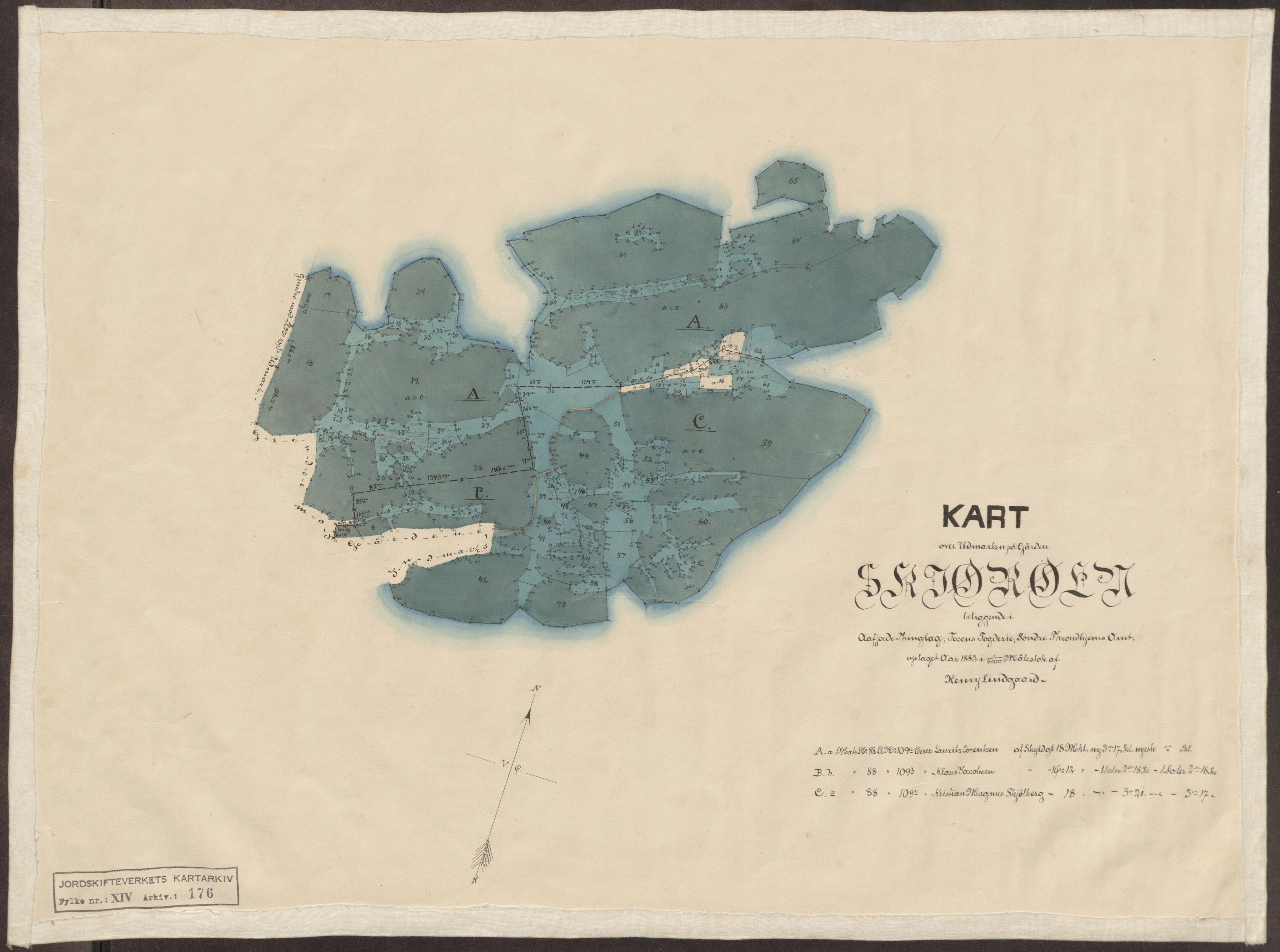 Jordskifteverkets kartarkiv, RA/S-3929/T, 1859-1988, s. 275