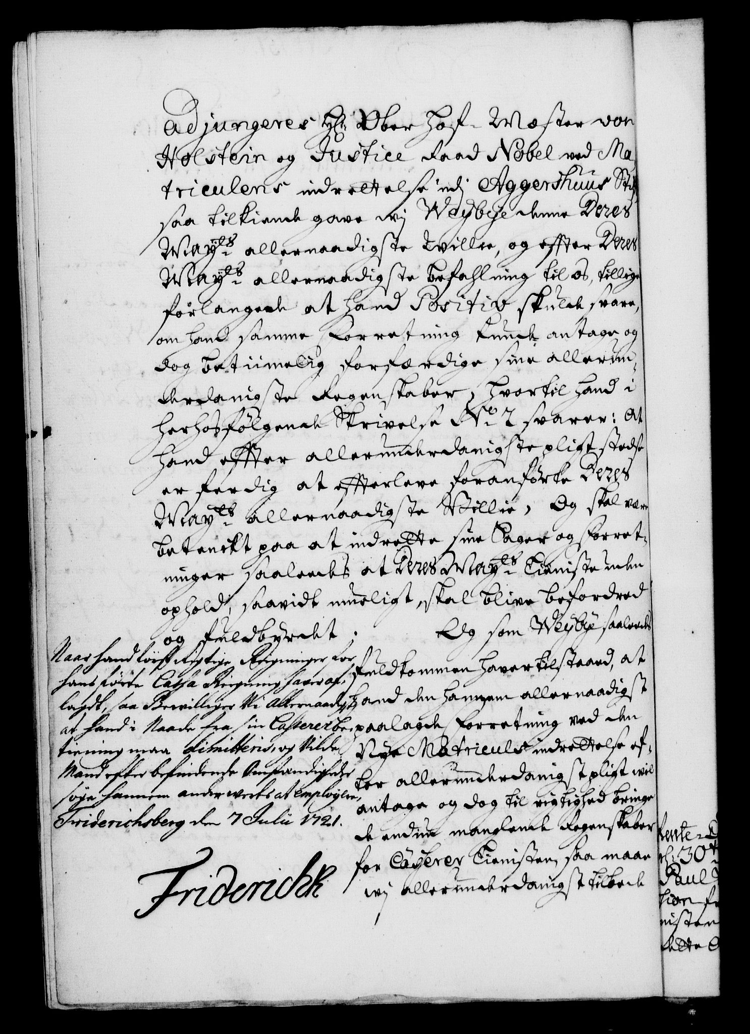Rentekammeret, Kammerkanselliet, RA/EA-3111/G/Gf/Gfa/L0004: Norsk relasjons- og resolusjonsprotokoll (merket RK 52.4), 1721, s. 1164