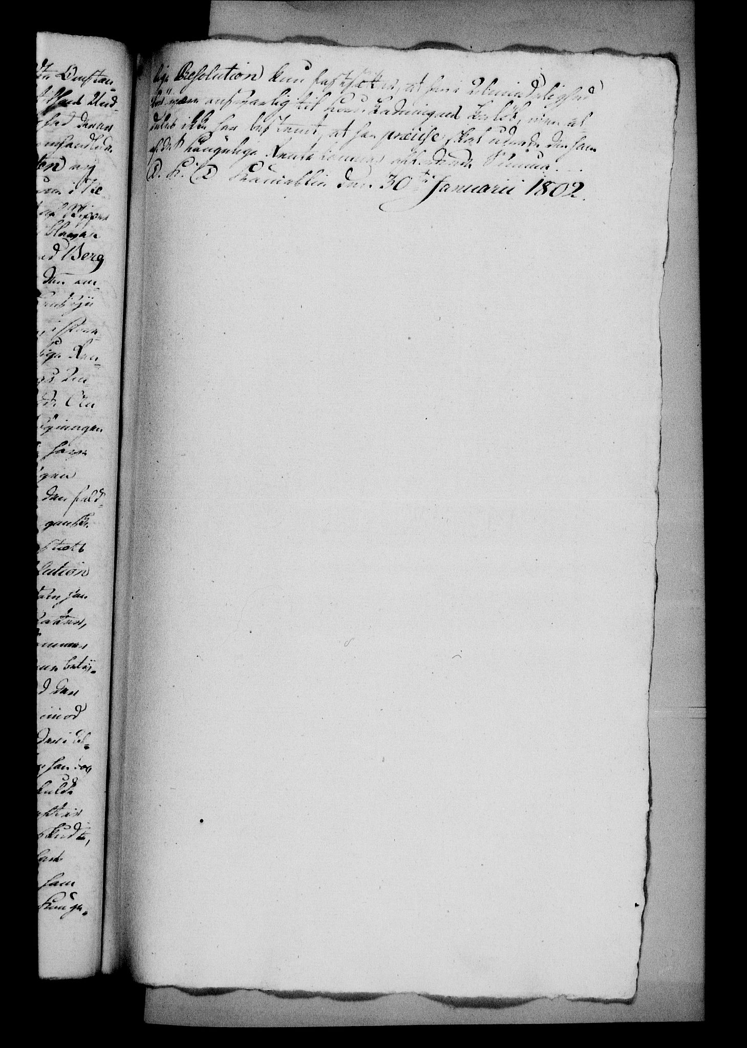 Danske Kanselli 1800-1814, RA/EA-3024/H/Hg/Hga/Hgaa/L0005: Brevbok, 1802