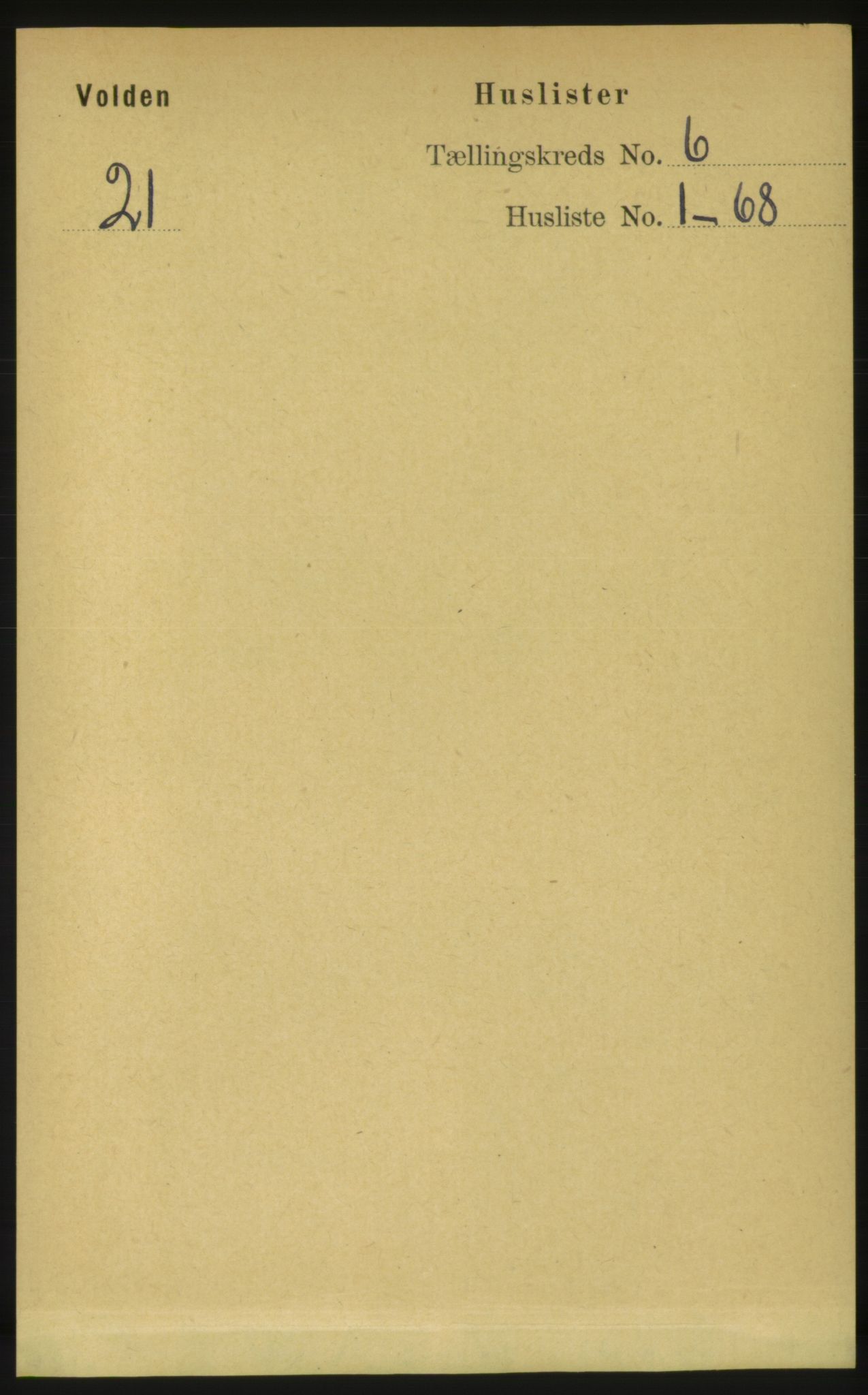 RA, Folketelling 1891 for 1519 Volda herred, 1891, s. 2791