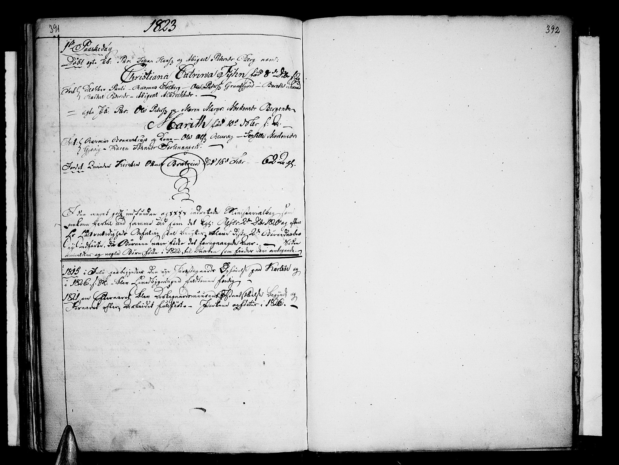 Karlsøy sokneprestembete, SATØ/S-1299/H/Ha/Haa/L0001kirke: Ministerialbok nr. 1, 1775-1823, s. 391-392
