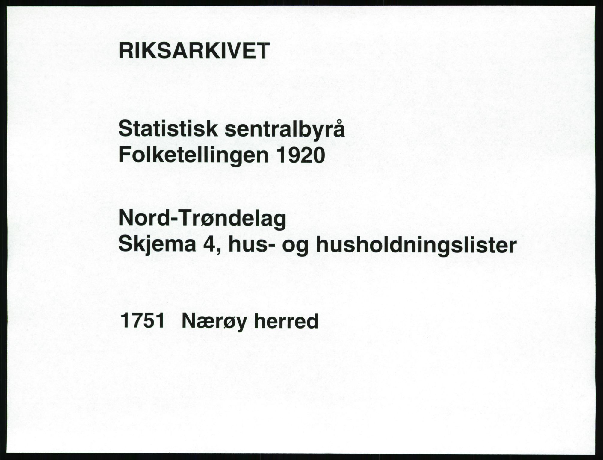 SAT, Folketelling 1920 for 1751 Nærøy herred, 1920, s. 35