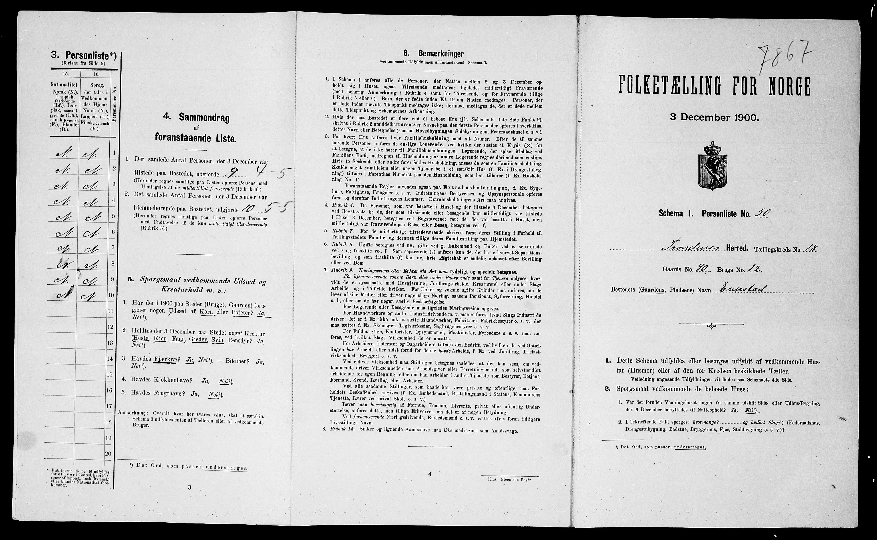 SATØ, Folketelling 1900 for 1914 Trondenes herred, 1900, s. 2296