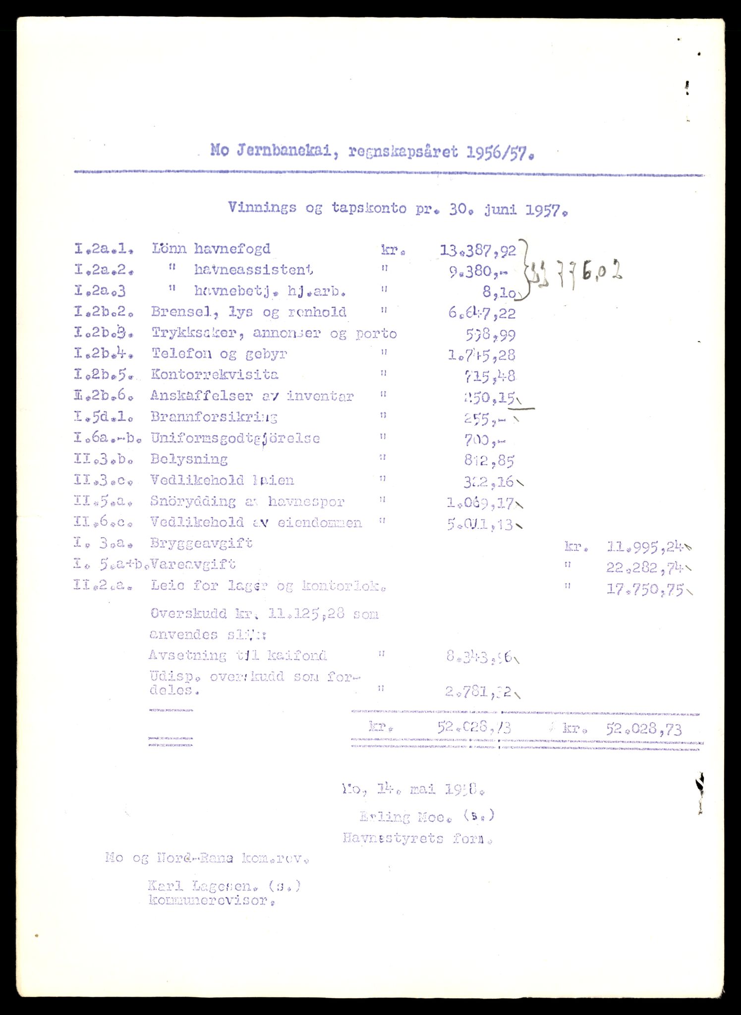 Norges statsbaner (NSB) - Trondheim distrikt, AV/SAT-A-6436/0002/Dd/L0817: --, 1953-1980, s. 1650