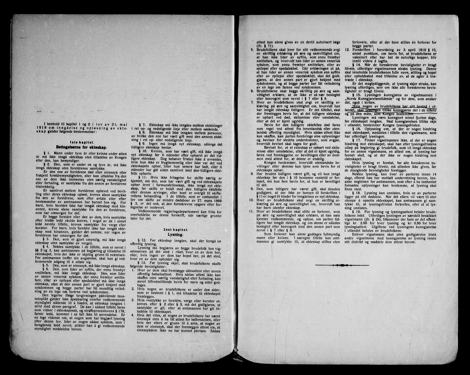 Rjukan kirkebøker, SAKO/A-294/H/Ha/L0001: Lysningsprotokoll nr. 1, 1939-1959