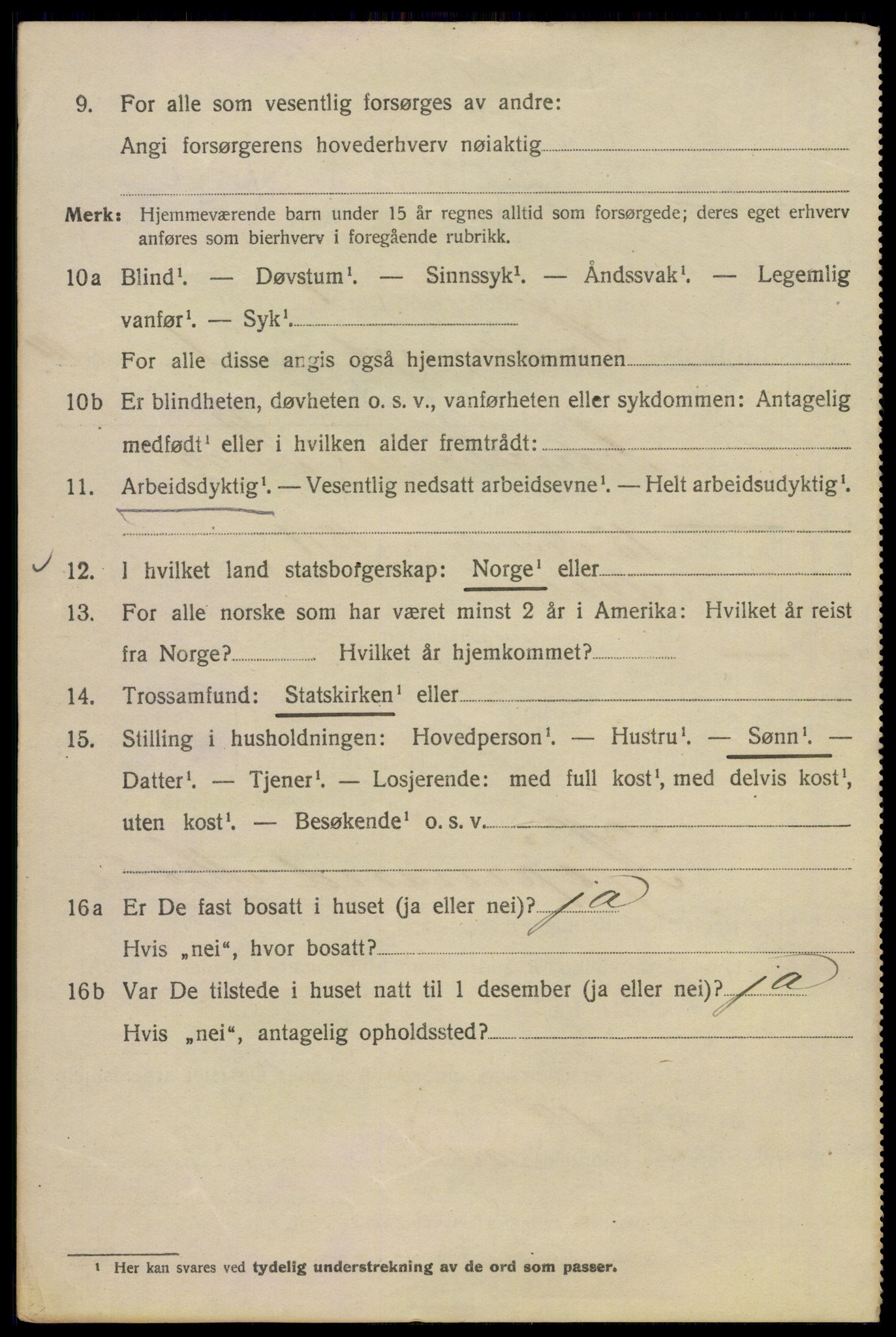 SAO, Folketelling 1920 for 0301 Kristiania kjøpstad, 1920, s. 269898