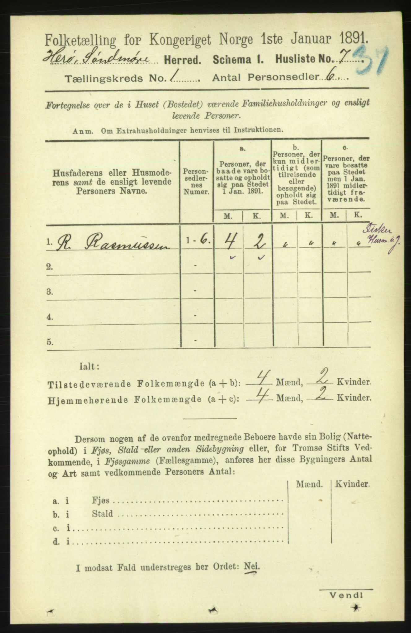 RA, Folketelling 1891 for 1515 Herøy herred, 1891, s. 35