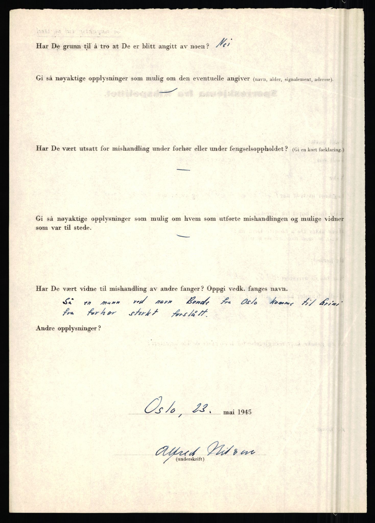 Rikspolitisjefen, AV/RA-S-1560/L/L0012: Mogensen, Øivind - Noraas, Lars, 1940-1945, s. 525