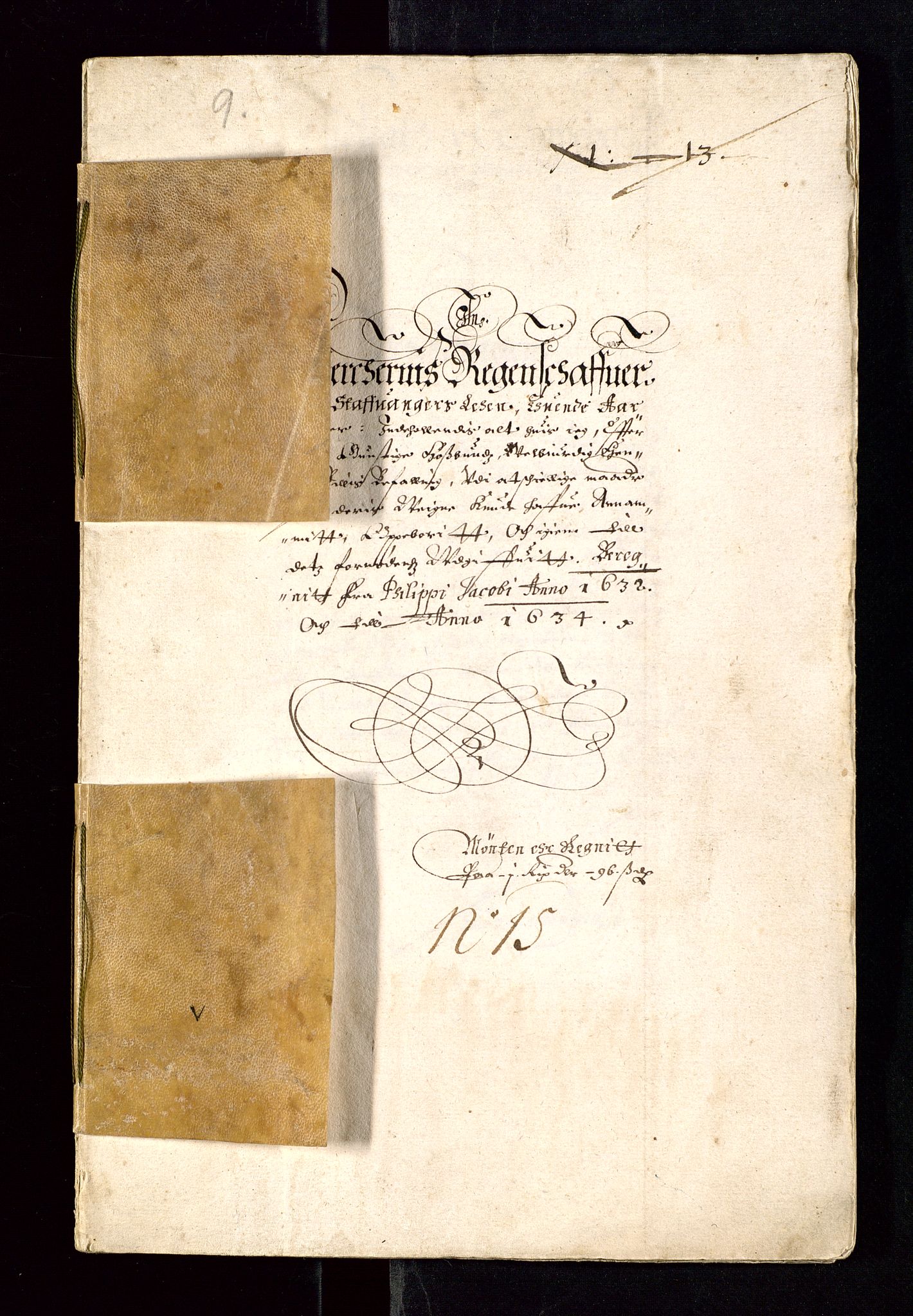 Stavanger len, SAST/A-101870/Ob/L0019: Kirkeregnskaper, 1632-1641, s. 2