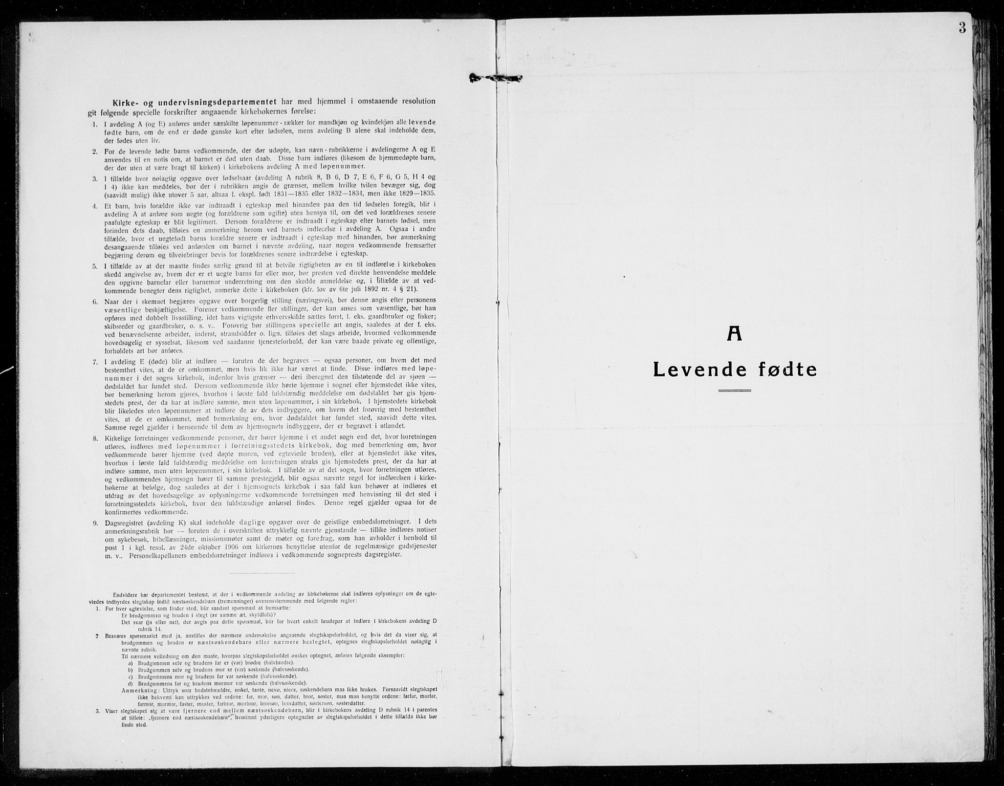 Rennesøy sokneprestkontor, AV/SAST-A -101827/H/Ha/Hab/L0014: Klokkerbok nr. B 13, 1918-1937, s. 3