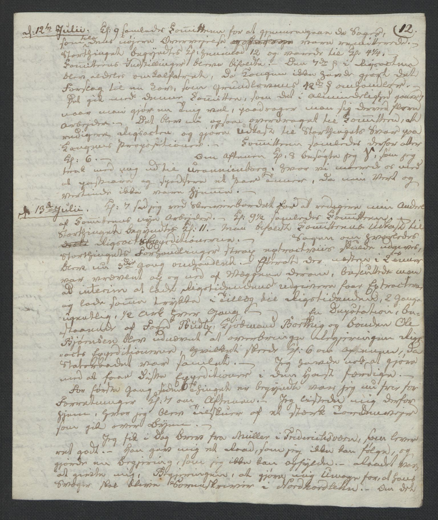 Christie, Wilhelm Frimann Koren, AV/RA-PA-0014/F/L0005: Christies dokumenter fra Stortinget, 1815-1816, s. 40