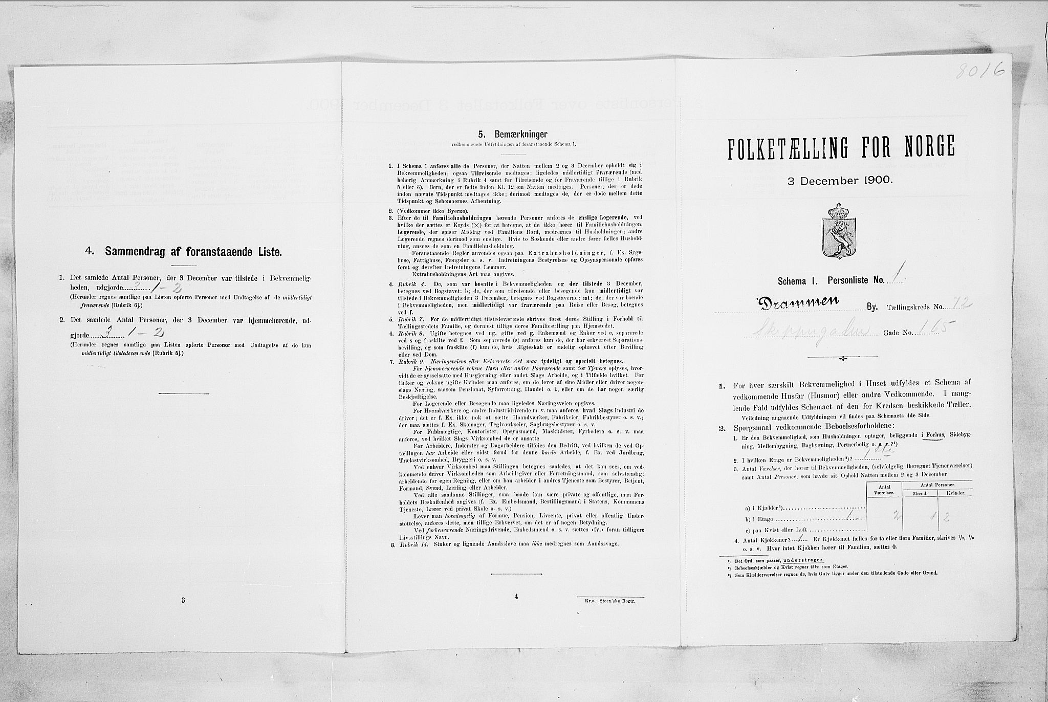 RA, Folketelling 1900 for 0602 Drammen kjøpstad, 1900, s. 12542