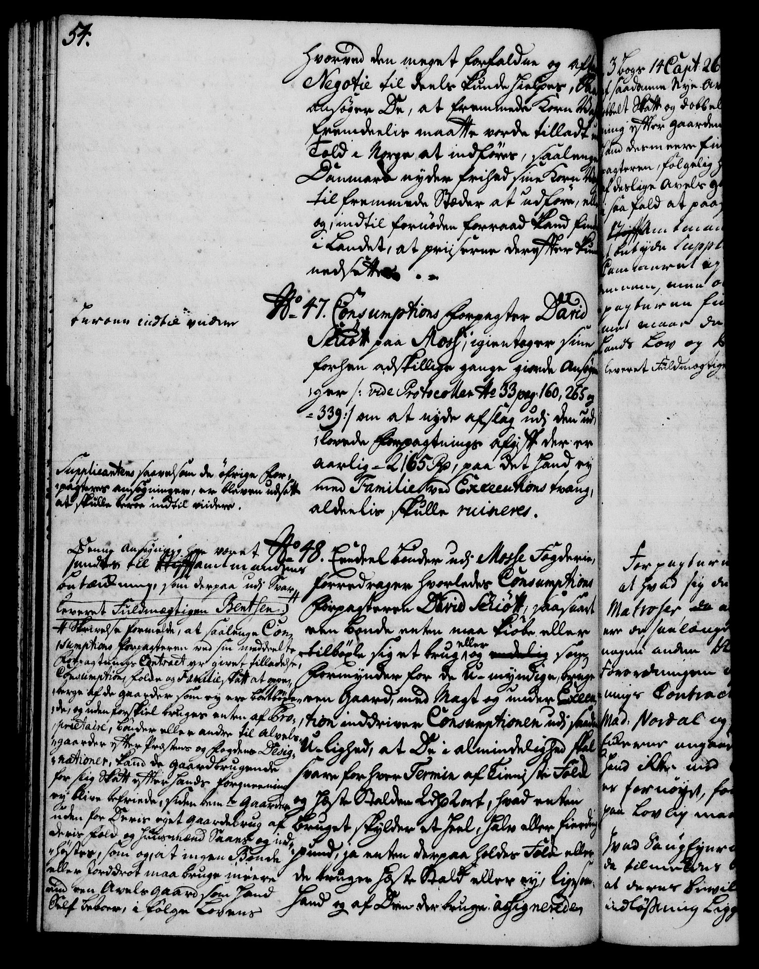 Rentekammeret, Kammerkanselliet, RA/EA-3111/G/Gh/Gha/L0024: Norsk ekstraktmemorialprotokoll (merket RK 53.69), 1742-1743, s. 54