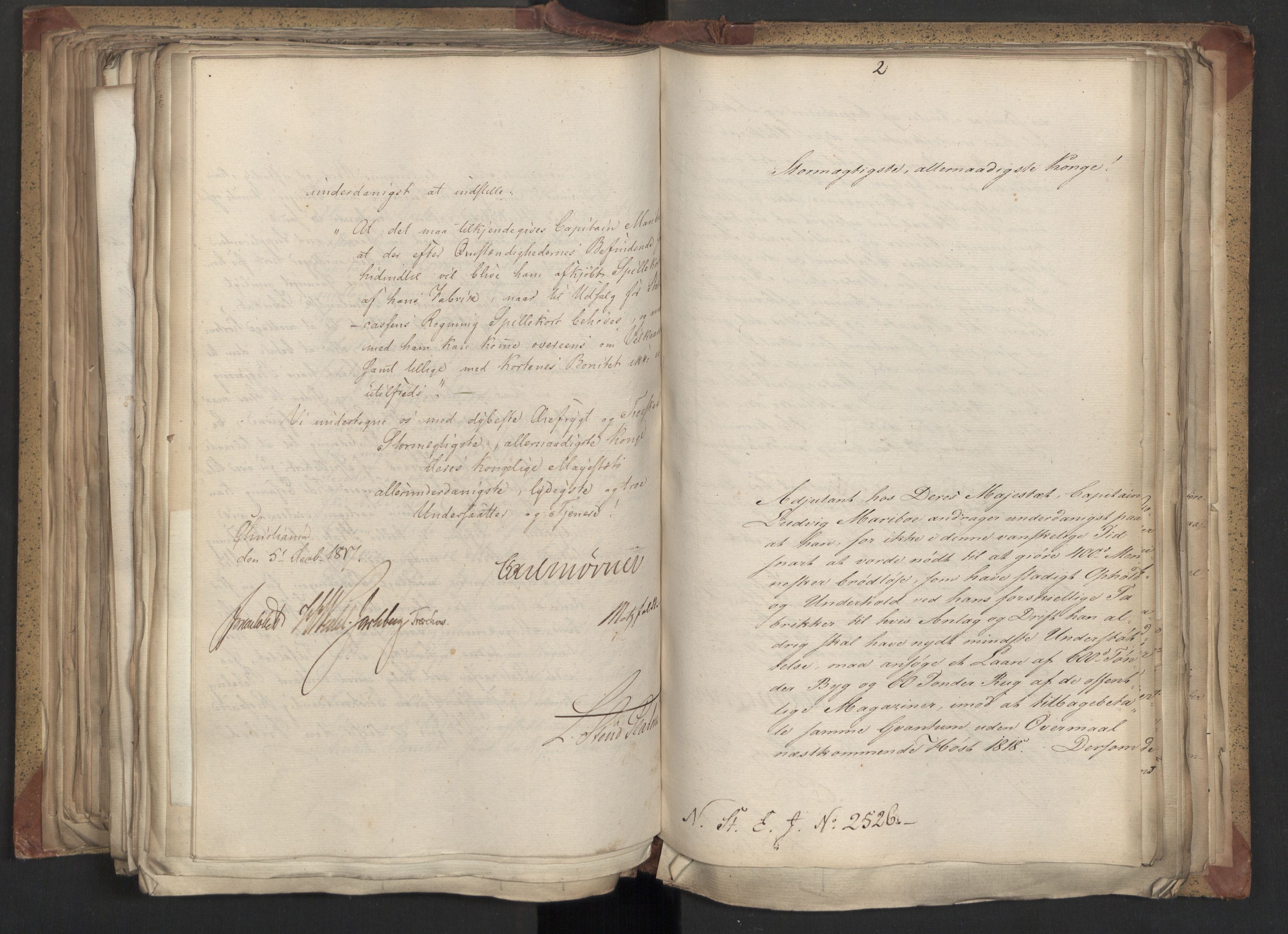 Statsrådsavdelingen i Stockholm, AV/RA-S-1003/D/Da/L0011: Regjeringsinnstillinger nr. 2393-2586, 1817, s. 340