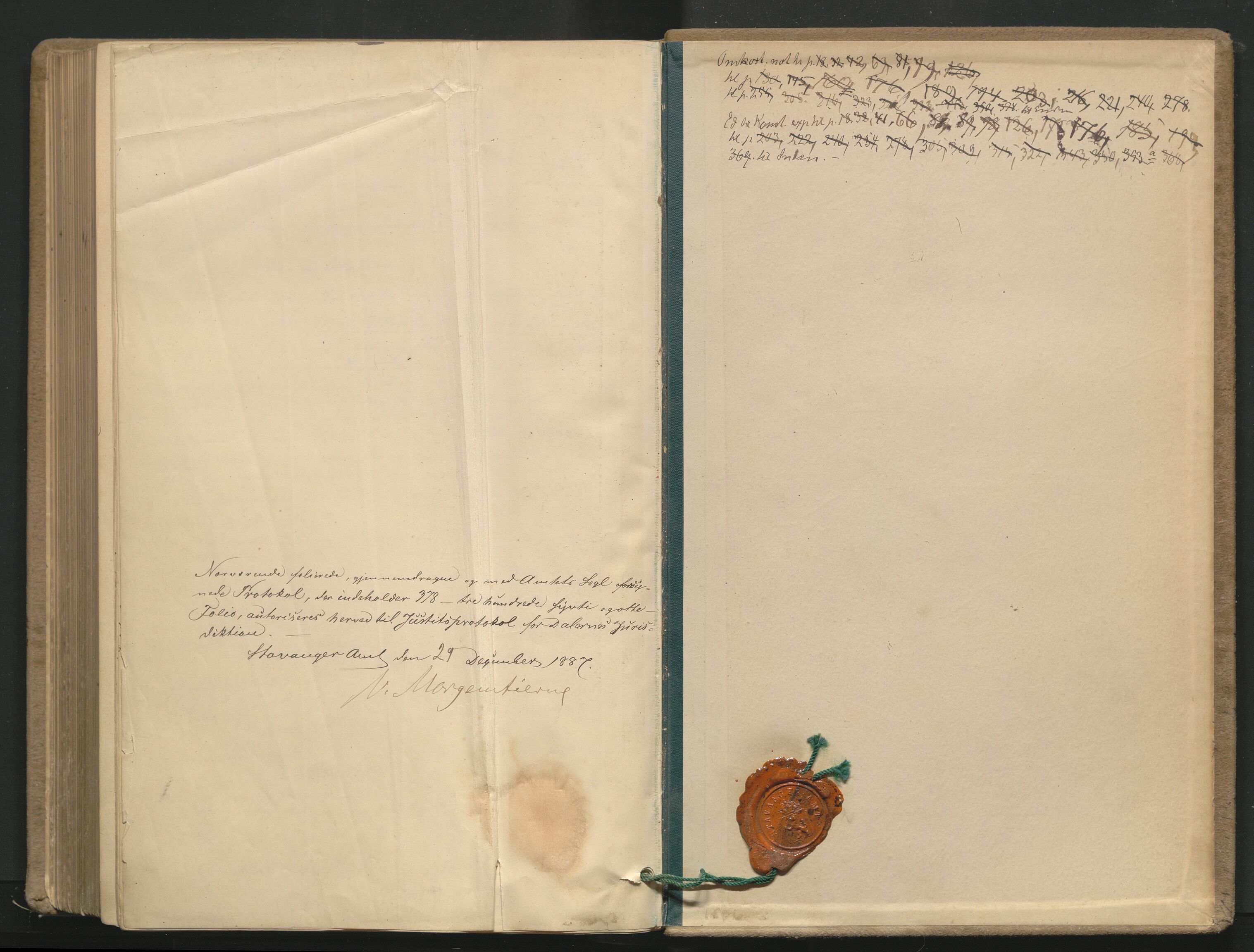 Dalane sorenskriveri, AV/SAST-A-100309/001/3/30/30BA/L0004: TINGBOK, 1888-1894