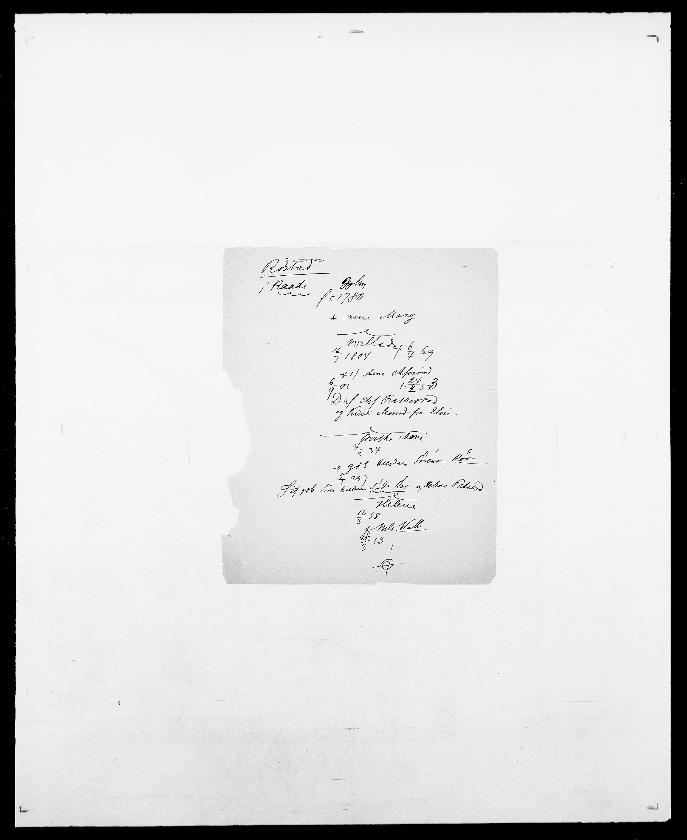 Delgobe, Charles Antoine - samling, SAO/PAO-0038/D/Da/L0033: Roald - Røyem, s. 816