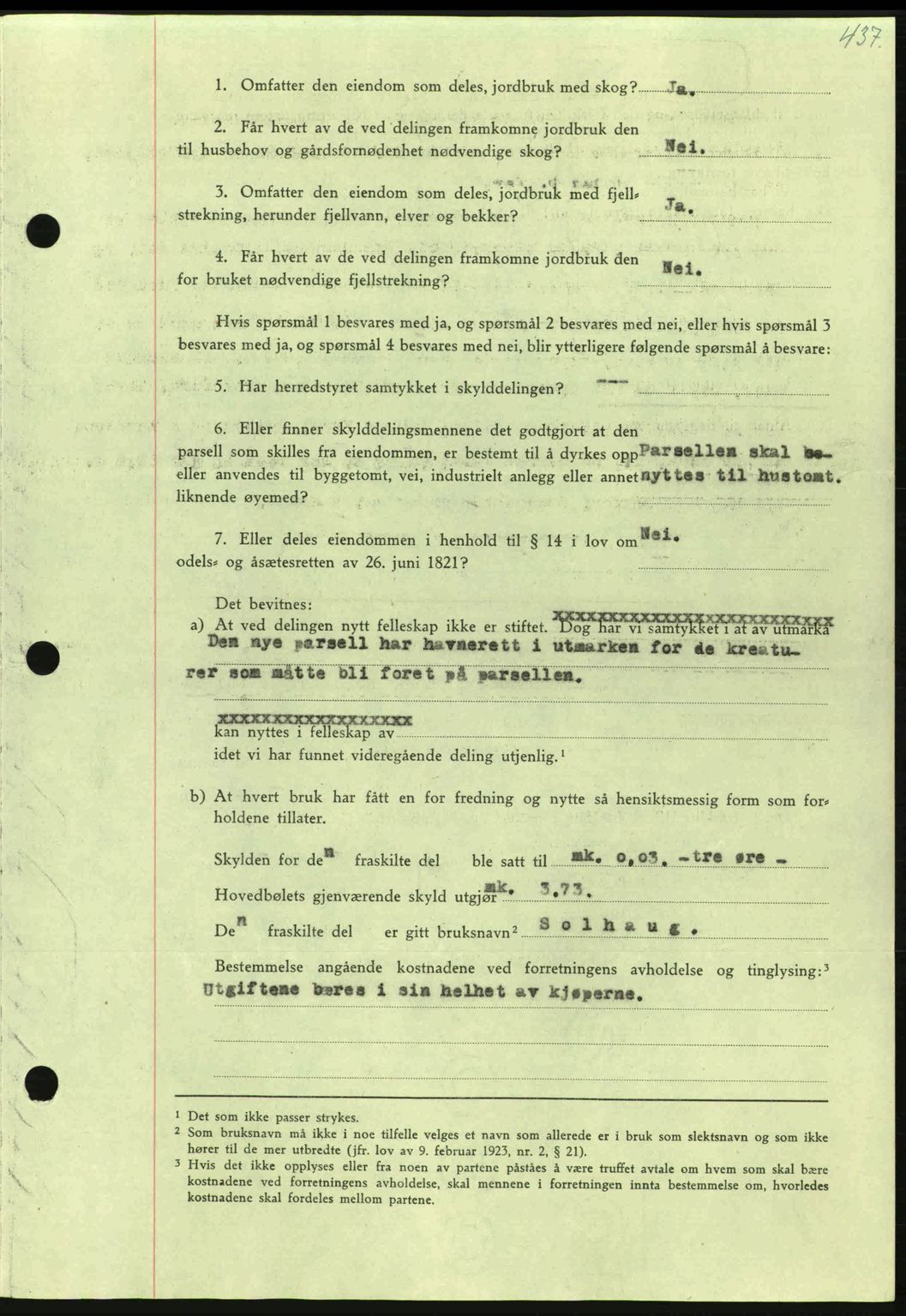 Nordmøre sorenskriveri, AV/SAT-A-4132/1/2/2Ca: Pantebok nr. A100a, 1945-1945, Dagboknr: 1579/1945