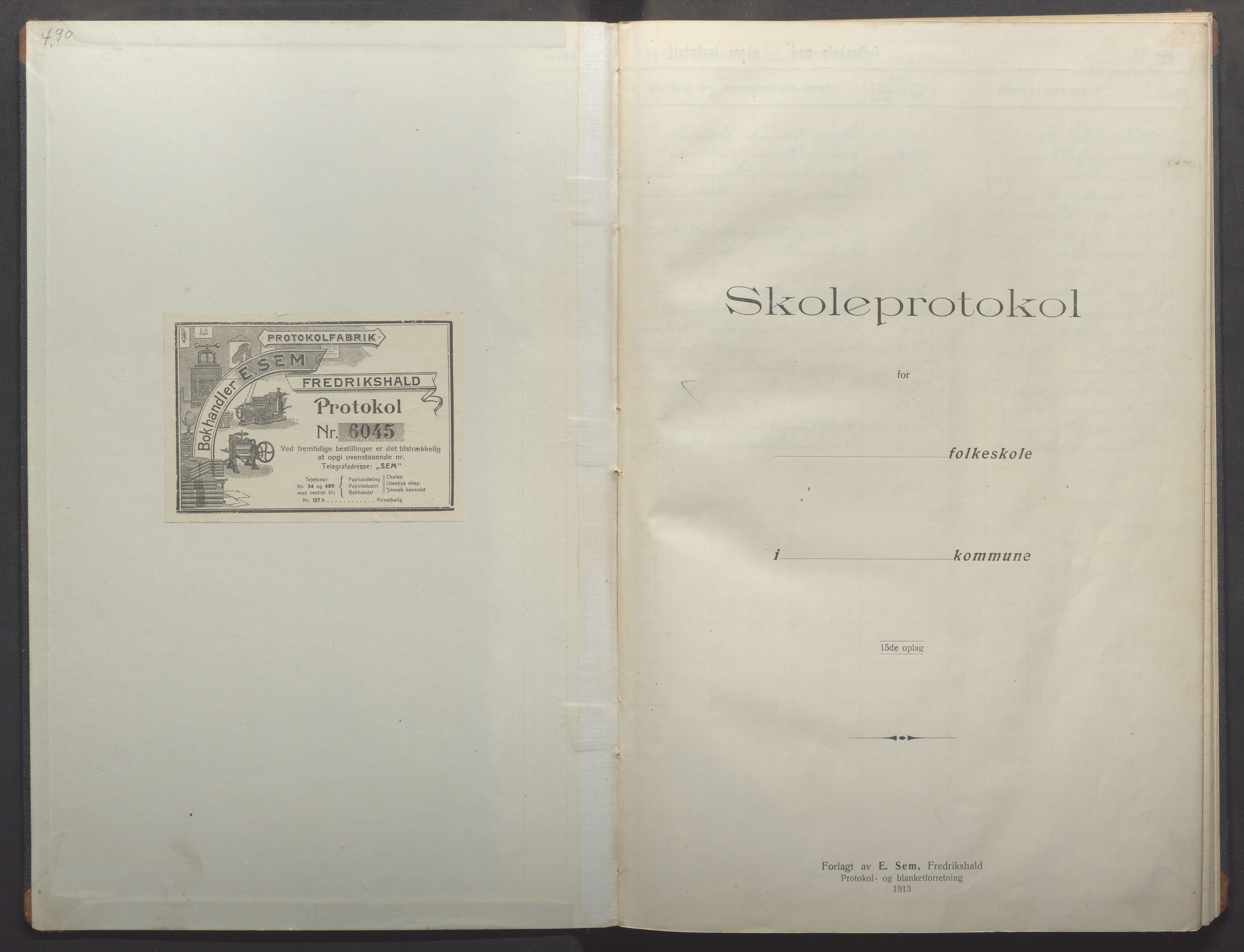 Kvitsøy kommune - Skolestyret, IKAR/K-100574/H/L0003: Skoleprotokoll, 1914-1922, s. 2