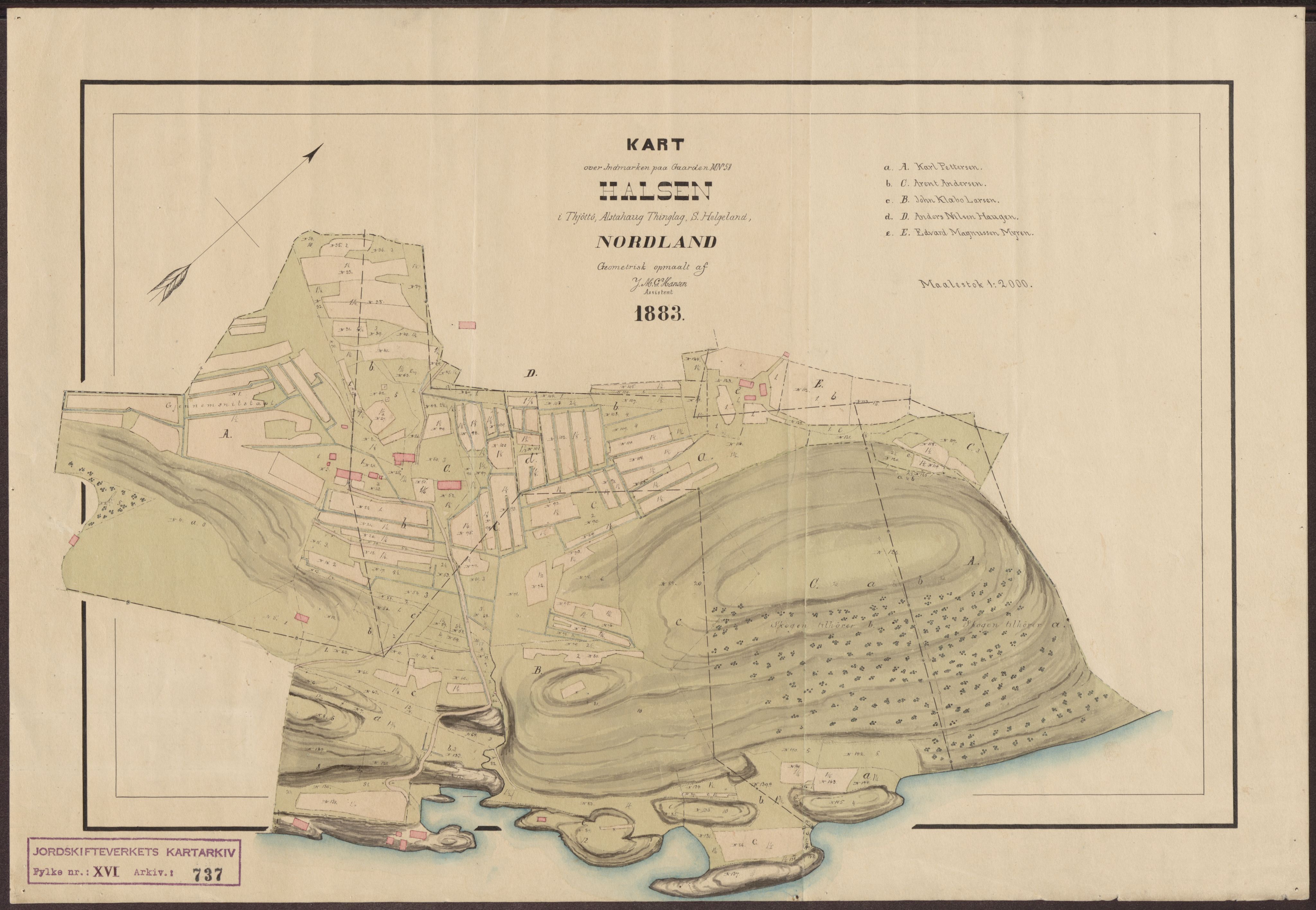 Jordskifteverkets kartarkiv, AV/RA-S-3929/T, 1859-1988, s. 869