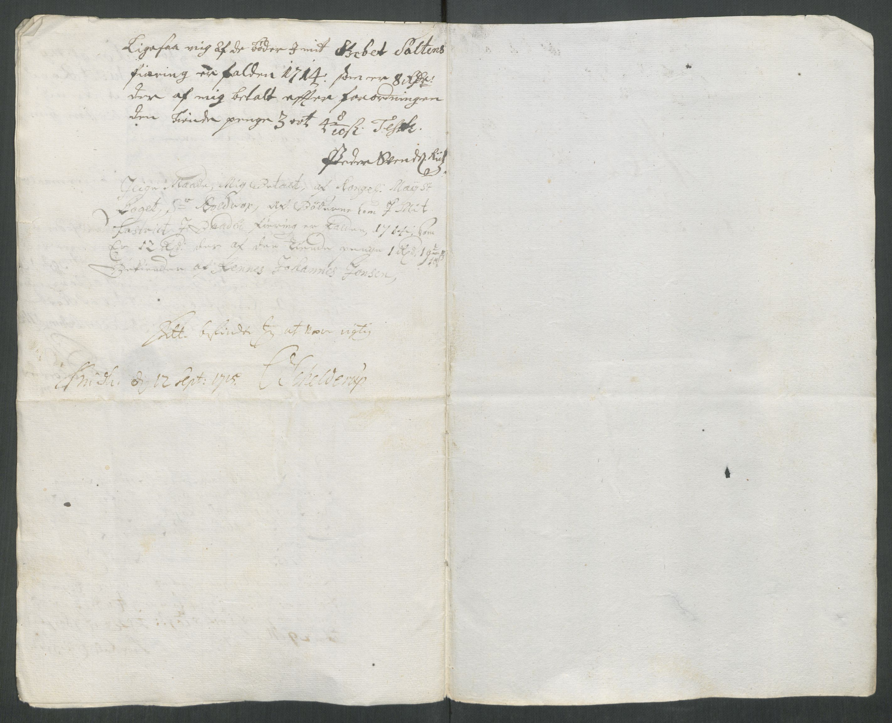 Rentekammeret inntil 1814, Reviderte regnskaper, Fogderegnskap, RA/EA-4092/R66/L4584: Fogderegnskap Salten, 1714, s. 336