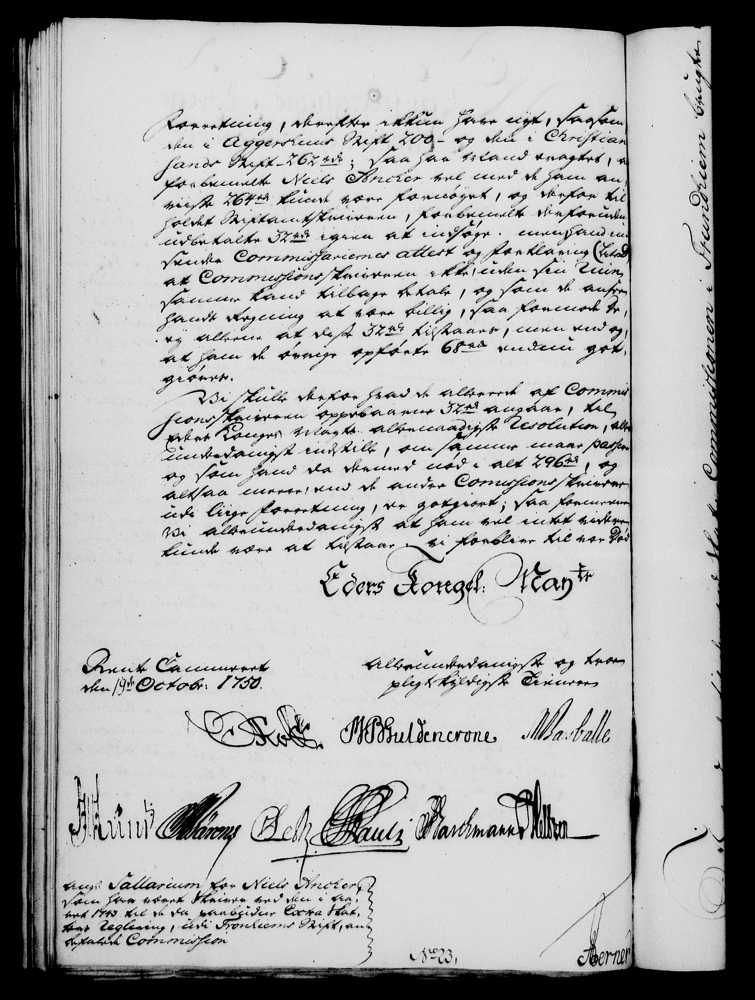 Rentekammeret, Kammerkanselliet, AV/RA-EA-3111/G/Gf/Gfa/L0032: Norsk relasjons- og resolusjonsprotokoll (merket RK 52.32), 1750, s. 531