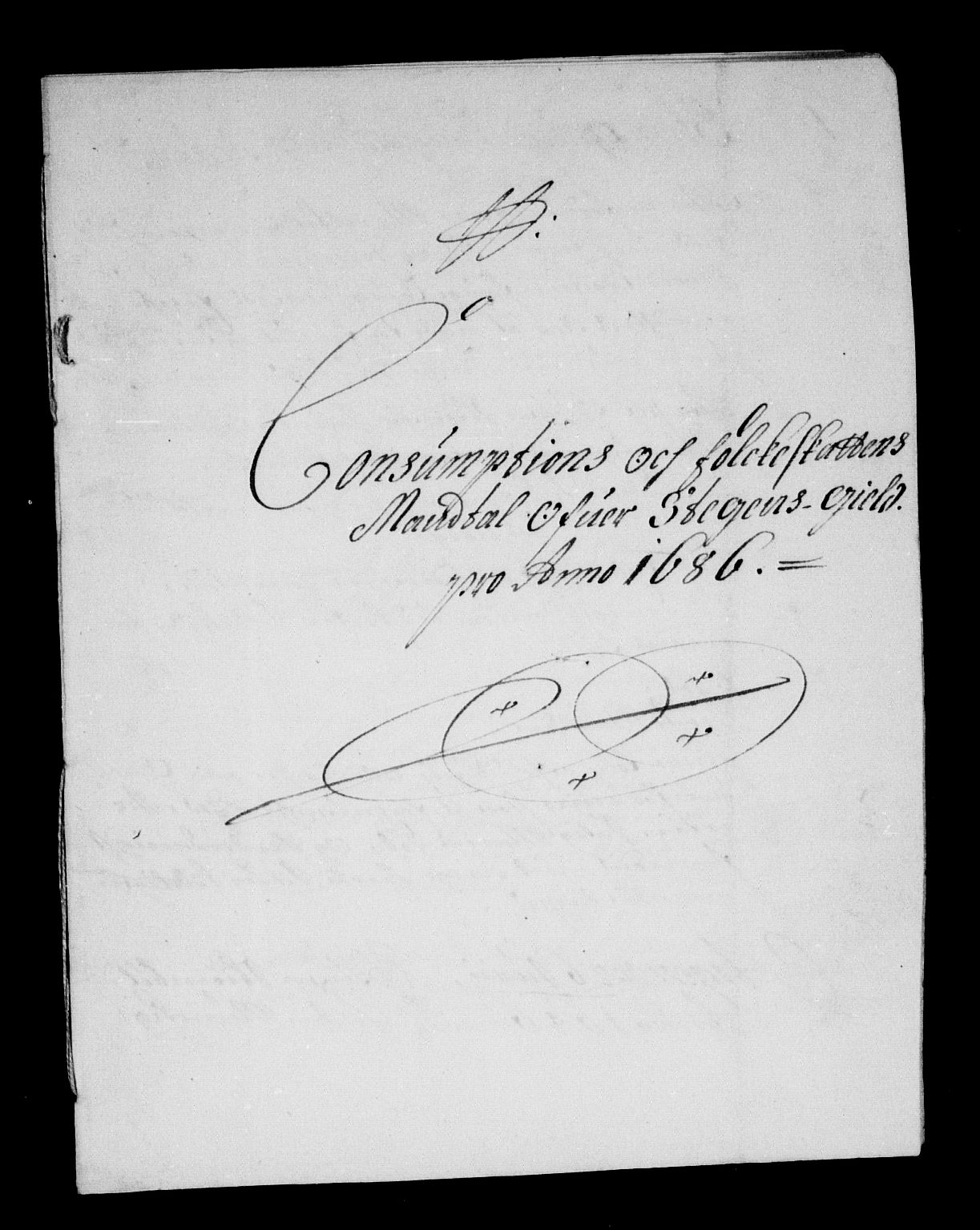 Rentekammeret inntil 1814, Reviderte regnskaper, Stiftamtstueregnskaper, Trondheim stiftamt og Nordland amt, AV/RA-EA-6044/R/Rg/L0085: Trondheim stiftamt og Nordland amt, 1686