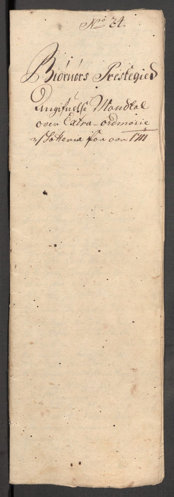 Rentekammeret inntil 1814, Reviderte regnskaper, Fogderegnskap, RA/EA-4092/R57/L3860: Fogderegnskap Fosen, 1711, s. 416