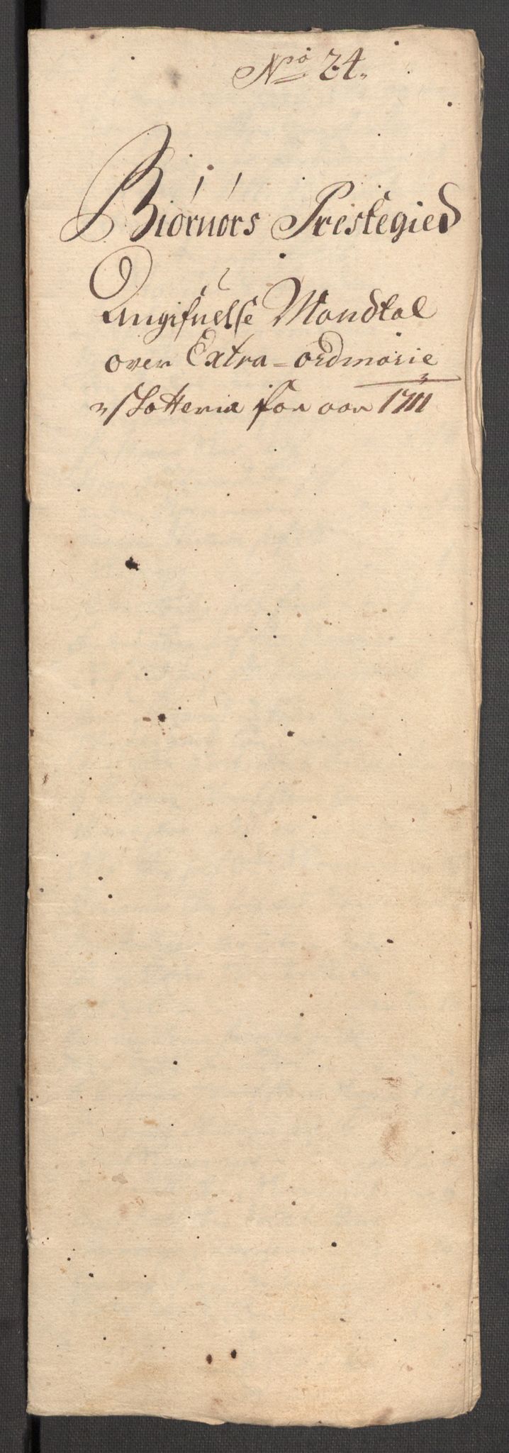 Rentekammeret inntil 1814, Reviderte regnskaper, Fogderegnskap, AV/RA-EA-4092/R57/L3860: Fogderegnskap Fosen, 1711, s. 416