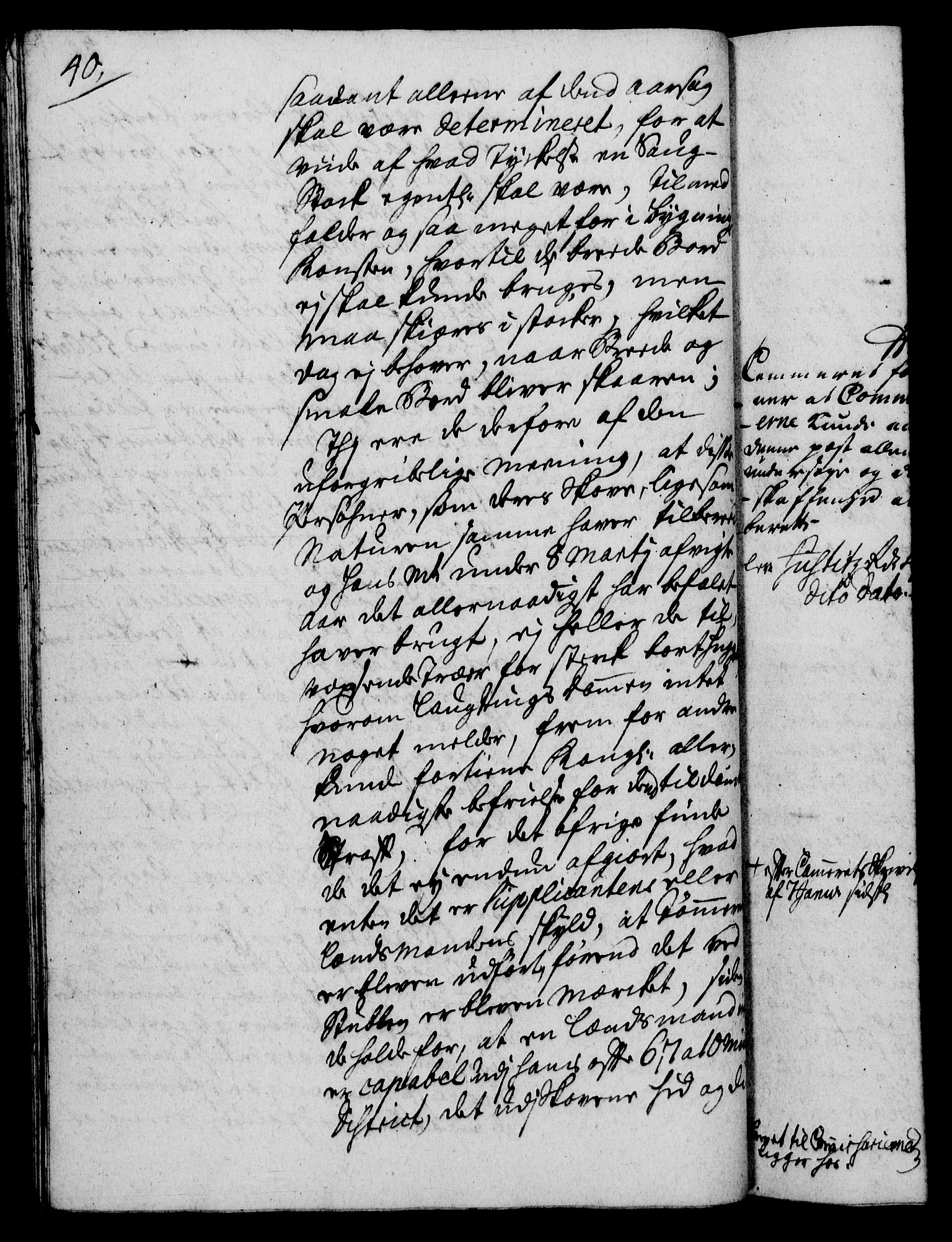 Rentekammeret, Kammerkanselliet, RA/EA-3111/G/Gh/Gha/L0023: Norsk ekstraktmemorialprotokoll (merket RK 53.68), 1741-1742, s. 40