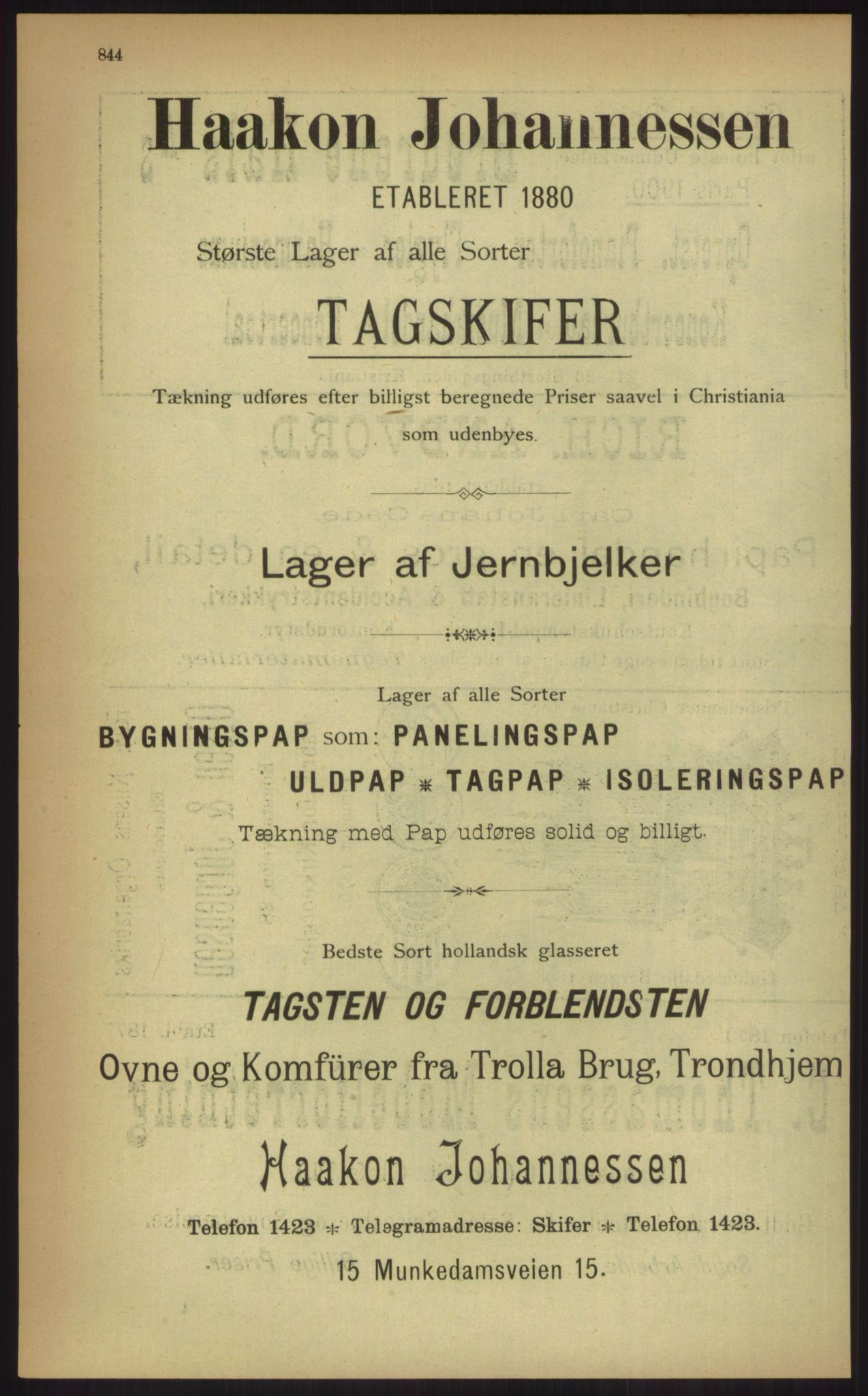 Kristiania/Oslo adressebok, PUBL/-, 1903, s. 844