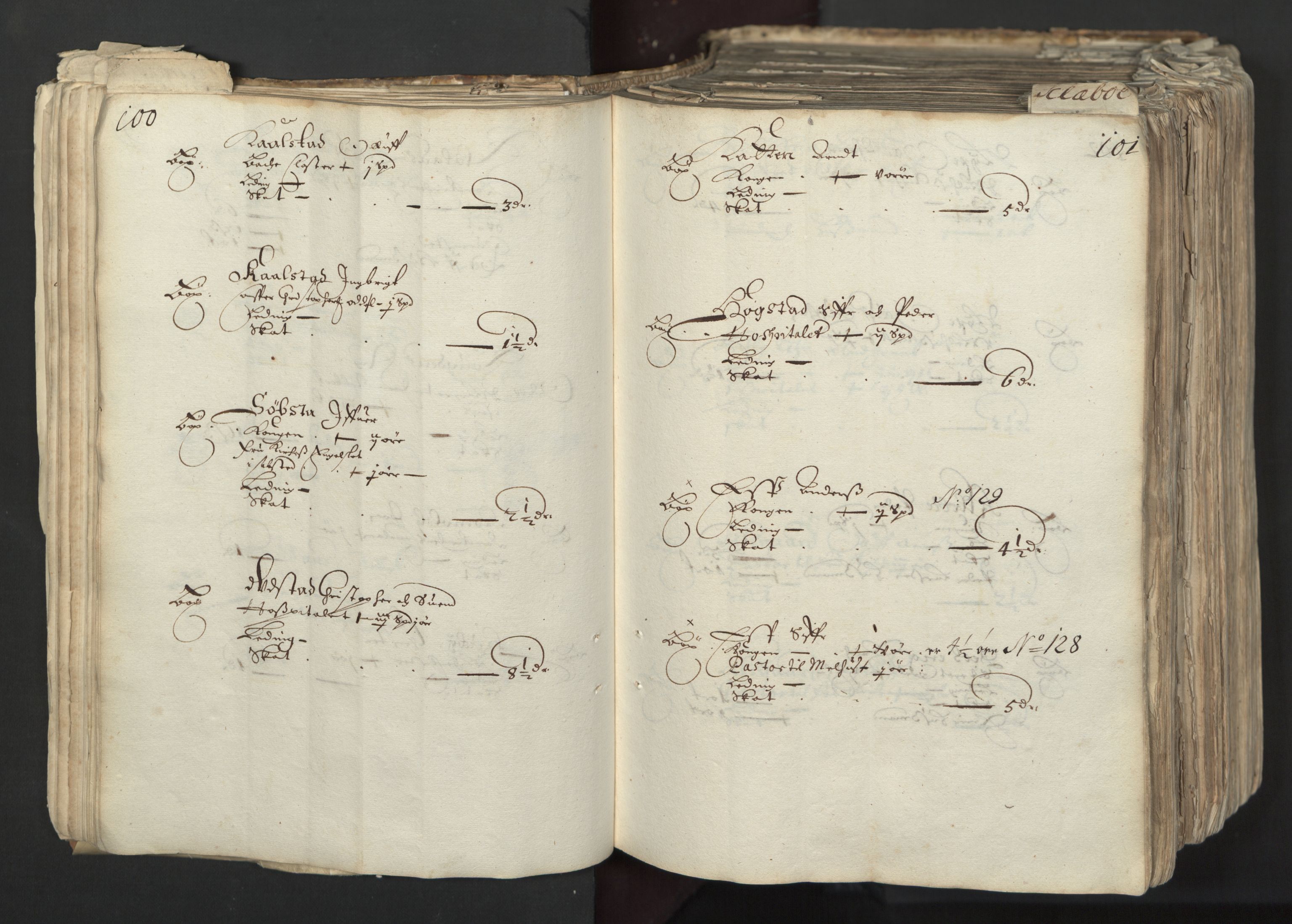 Rentekammeret inntil 1814, Realistisk ordnet avdeling, RA/EA-4070/L/L0027: Trondheim lagdømme:, 1661, s. 100-101