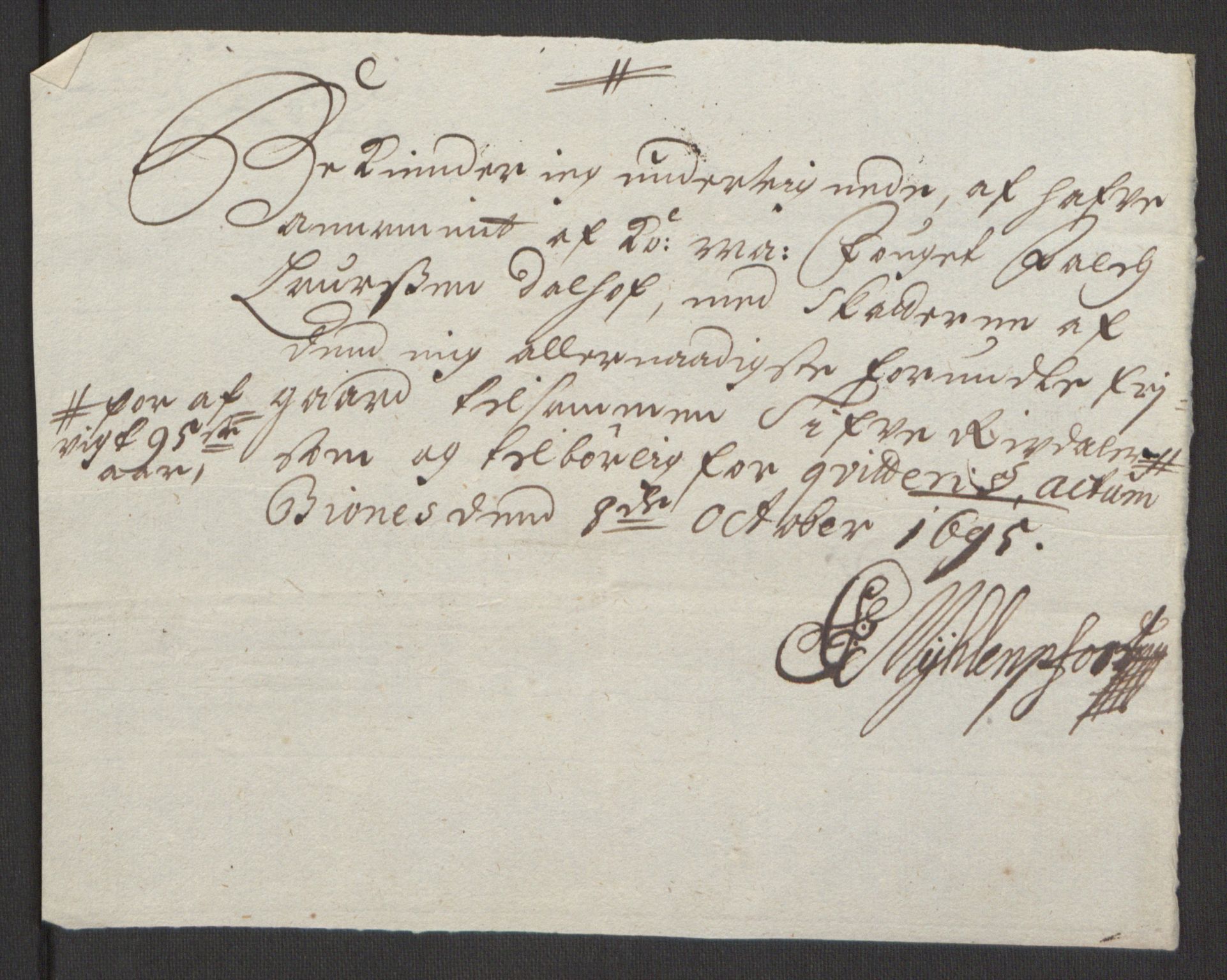 Rentekammeret inntil 1814, Reviderte regnskaper, Fogderegnskap, RA/EA-4092/R48/L2976: Fogderegnskap Sunnhordland og Hardanger, 1695-1696, s. 110