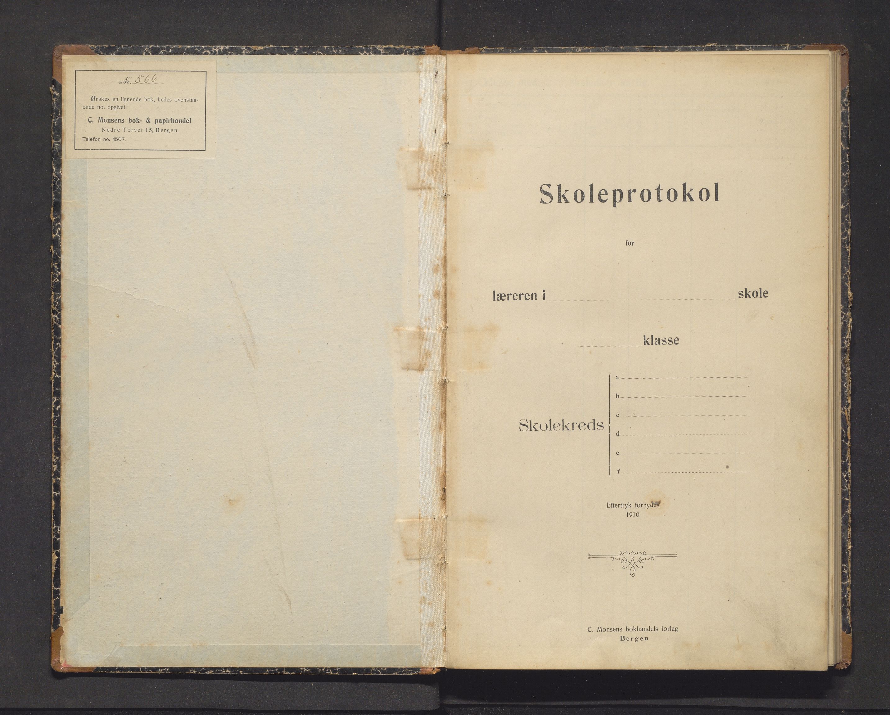 Fjelberg kommune. Barneskulane, IKAH/1213-231/F/Fb/L0009: Skuleprotokoll for Sjo skule, 1911-1919