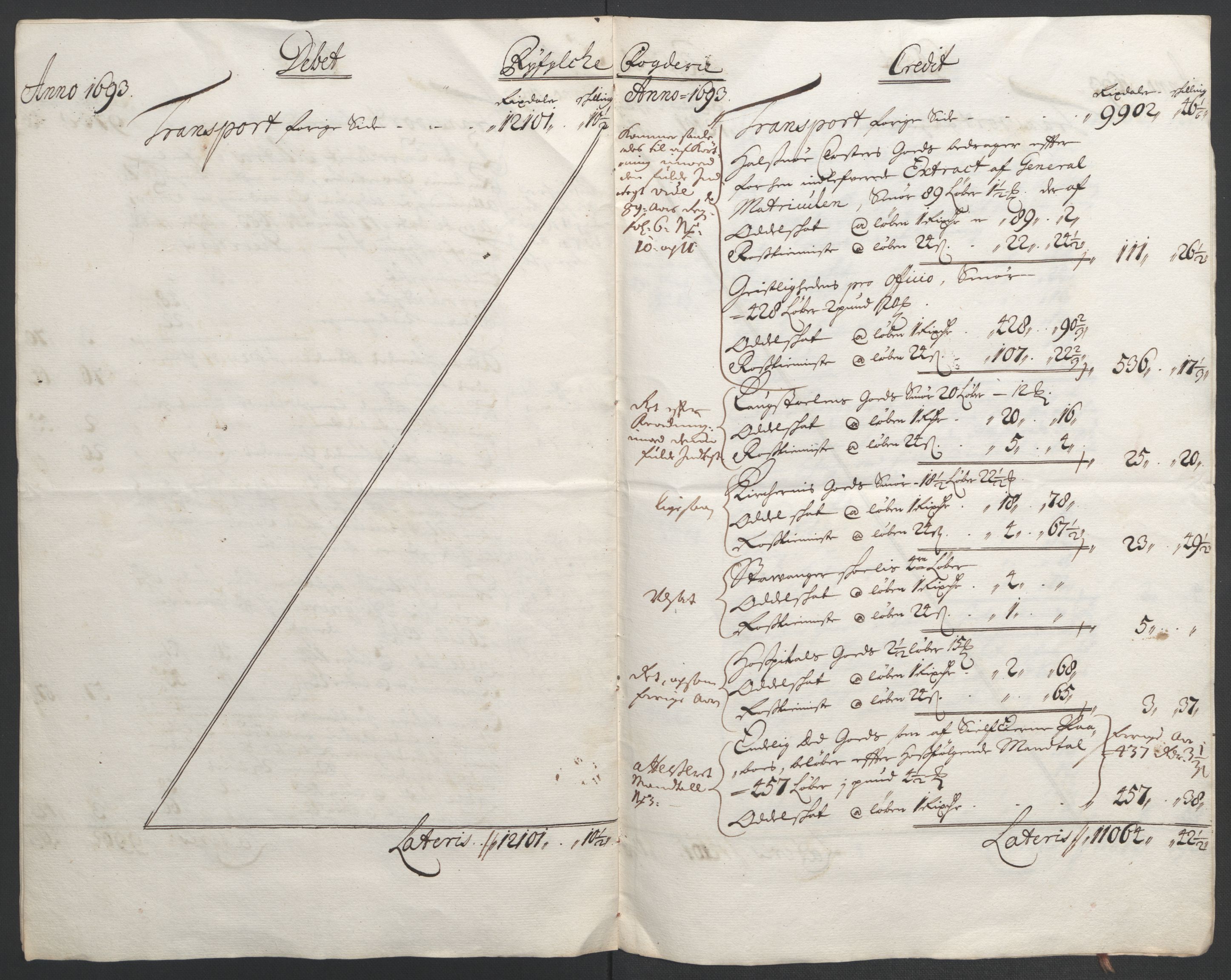 Rentekammeret inntil 1814, Reviderte regnskaper, Fogderegnskap, AV/RA-EA-4092/R47/L2856: Fogderegnskap Ryfylke, 1689-1693, s. 600