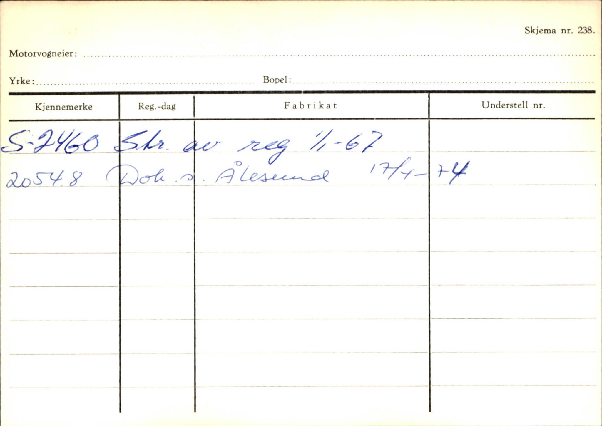 Statens vegvesen, Sogn og Fjordane vegkontor, AV/SAB-A-5301/4/F/L0131: Eigarregister Høyanger P-Å. Stryn S-Å, 1945-1975, s. 2049