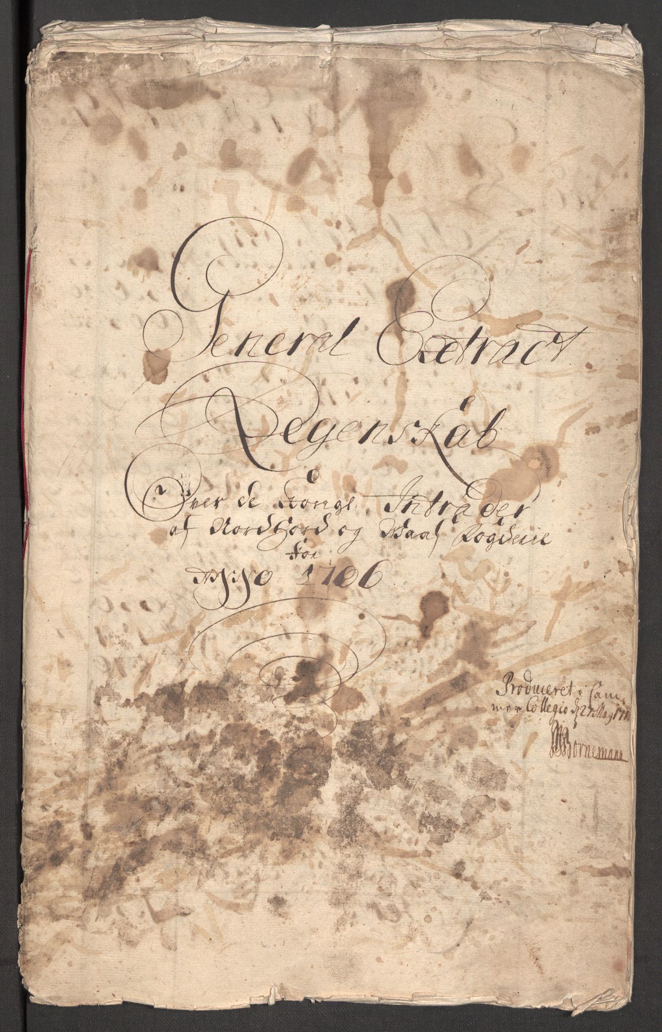Rentekammeret inntil 1814, Reviderte regnskaper, Fogderegnskap, RA/EA-4092/R51/L3188: Fogderegnskap Nordhordland og Voss, 1706-1707, s. 4