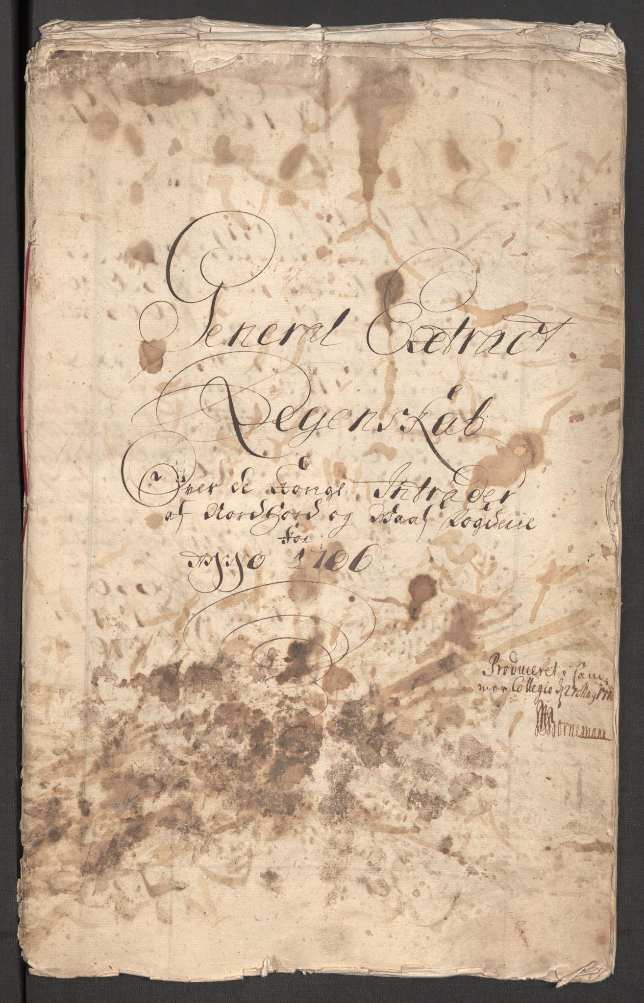 Rentekammeret inntil 1814, Reviderte regnskaper, Fogderegnskap, AV/RA-EA-4092/R51/L3188: Fogderegnskap Nordhordland og Voss, 1706-1707, s. 4