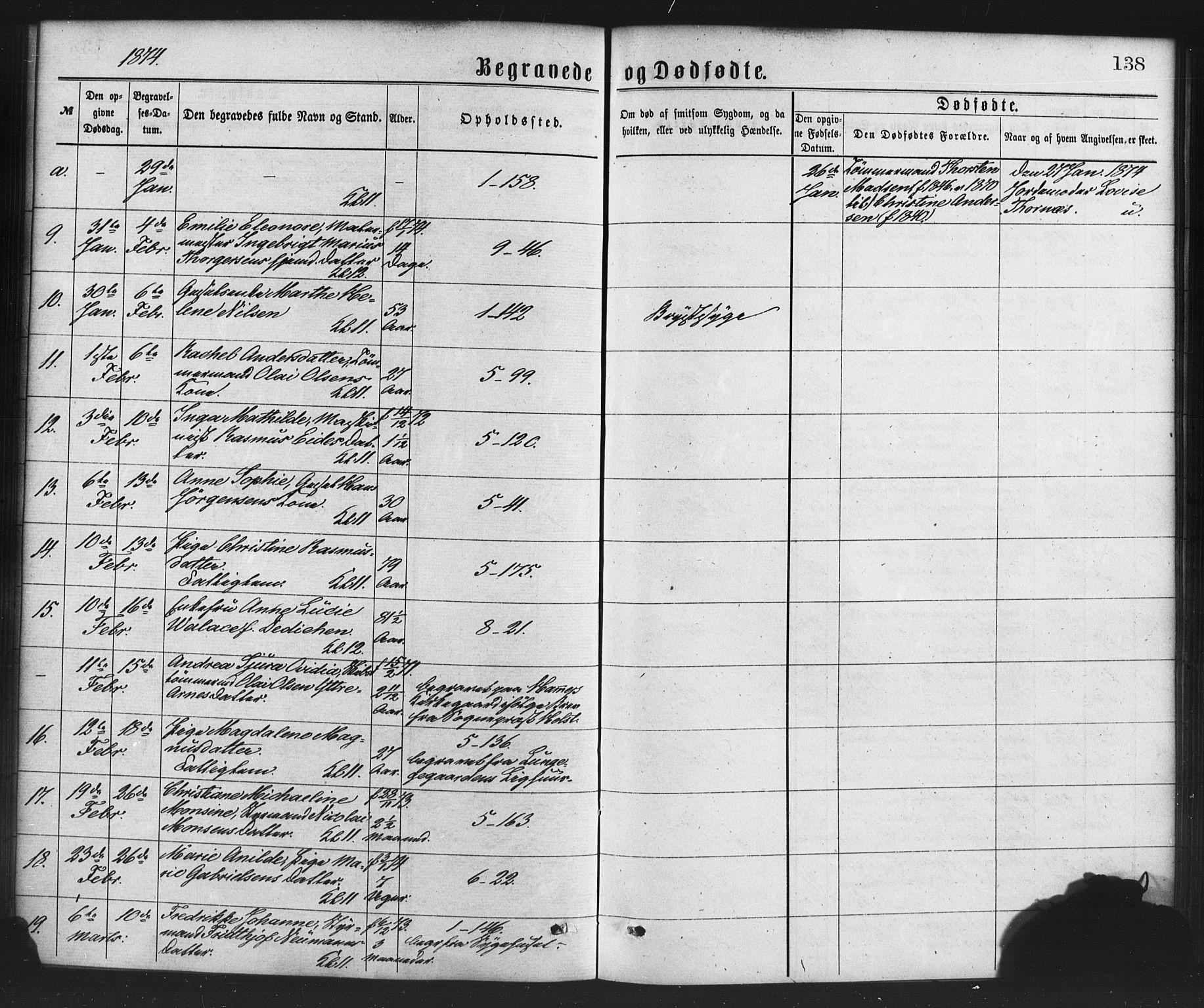 Nykirken Sokneprestembete, AV/SAB-A-77101/H/Haa/L0043: Ministerialbok nr. E 3, 1869-1882, s. 138