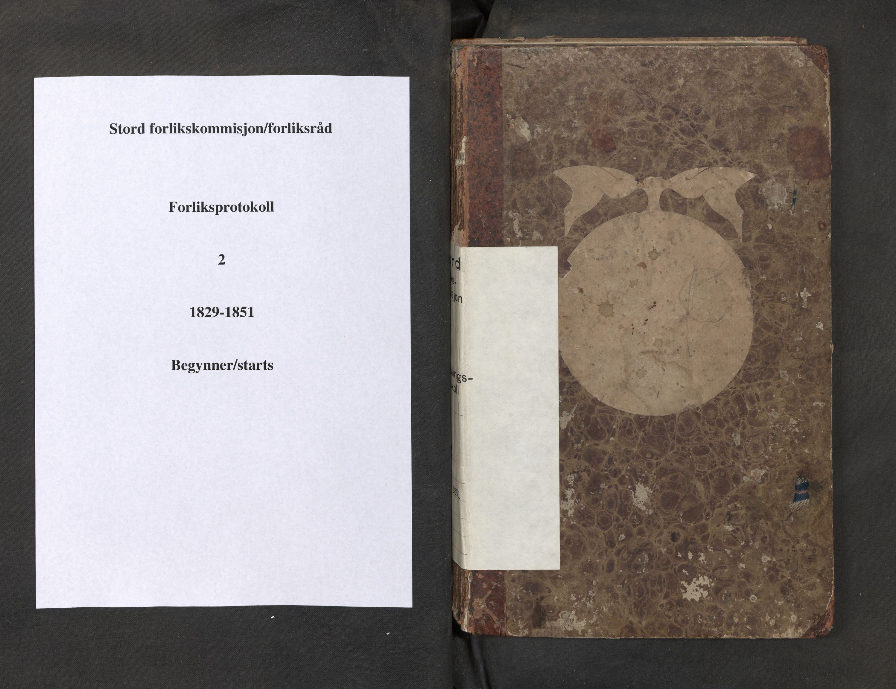 Stord forliksråd, AV/SAB-A-21101/A/L0002: Forhandlingsprotokoll, 1829-1851