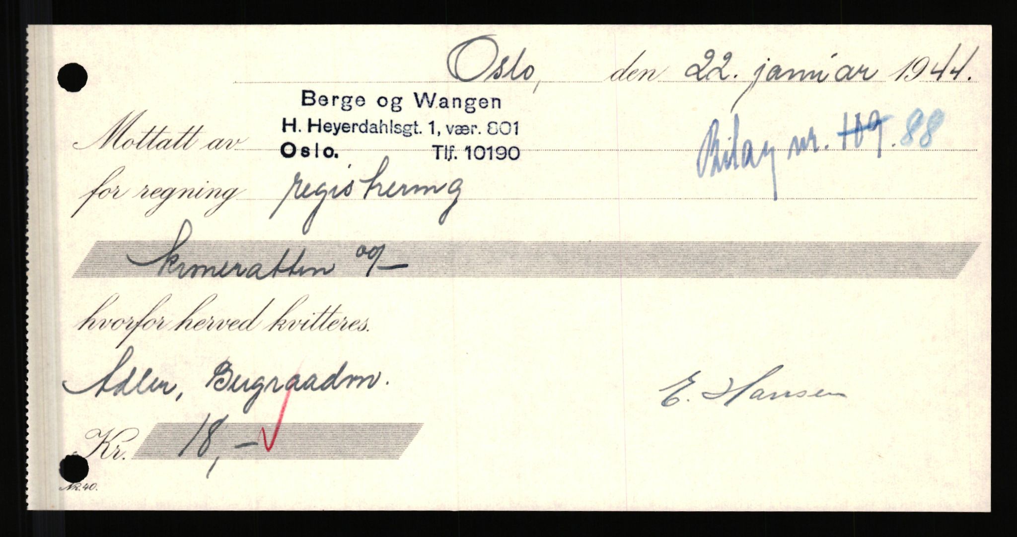 Justisdepartementet, Tilbakeføringskontoret for inndratte formuer, AV/RA-S-1564/H/Hc/Hcc/L0917: --, 1945-1947, s. 61