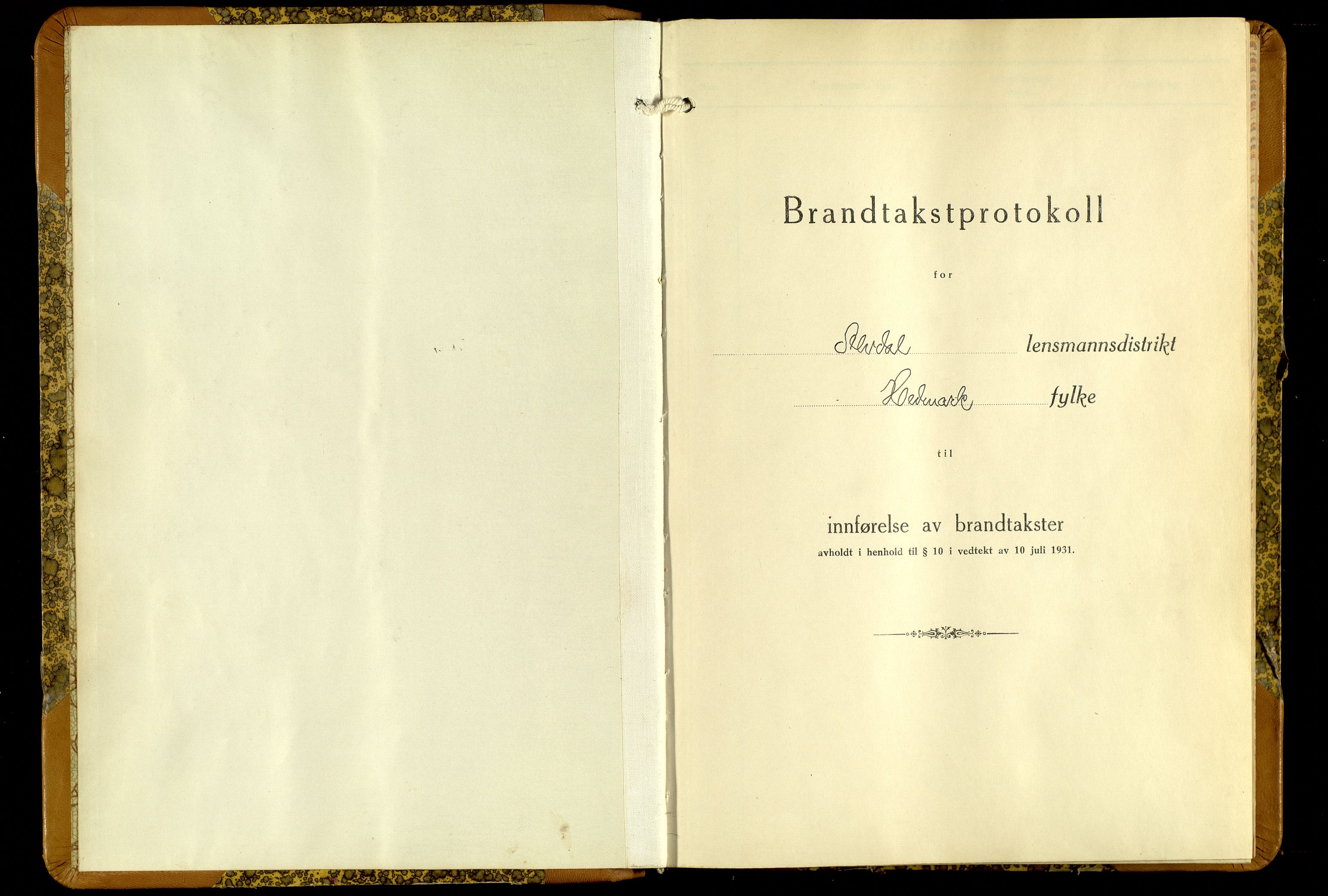 Norges Brannkasse, Alvdal og Folldal, AV/SAH-NBRANA-026/F/L0006: Branntakstprotokoll, 1935-1955