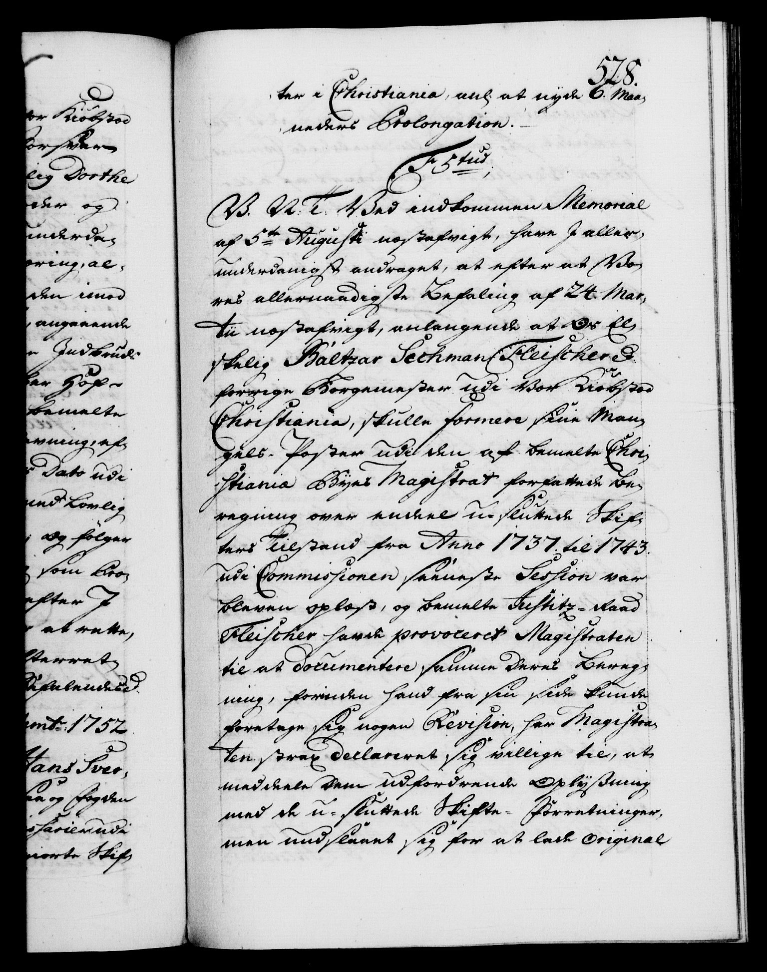 Danske Kanselli 1572-1799, AV/RA-EA-3023/F/Fc/Fca/Fcab/L0033: Norske tegnelser, 1751-1752, s. 528a