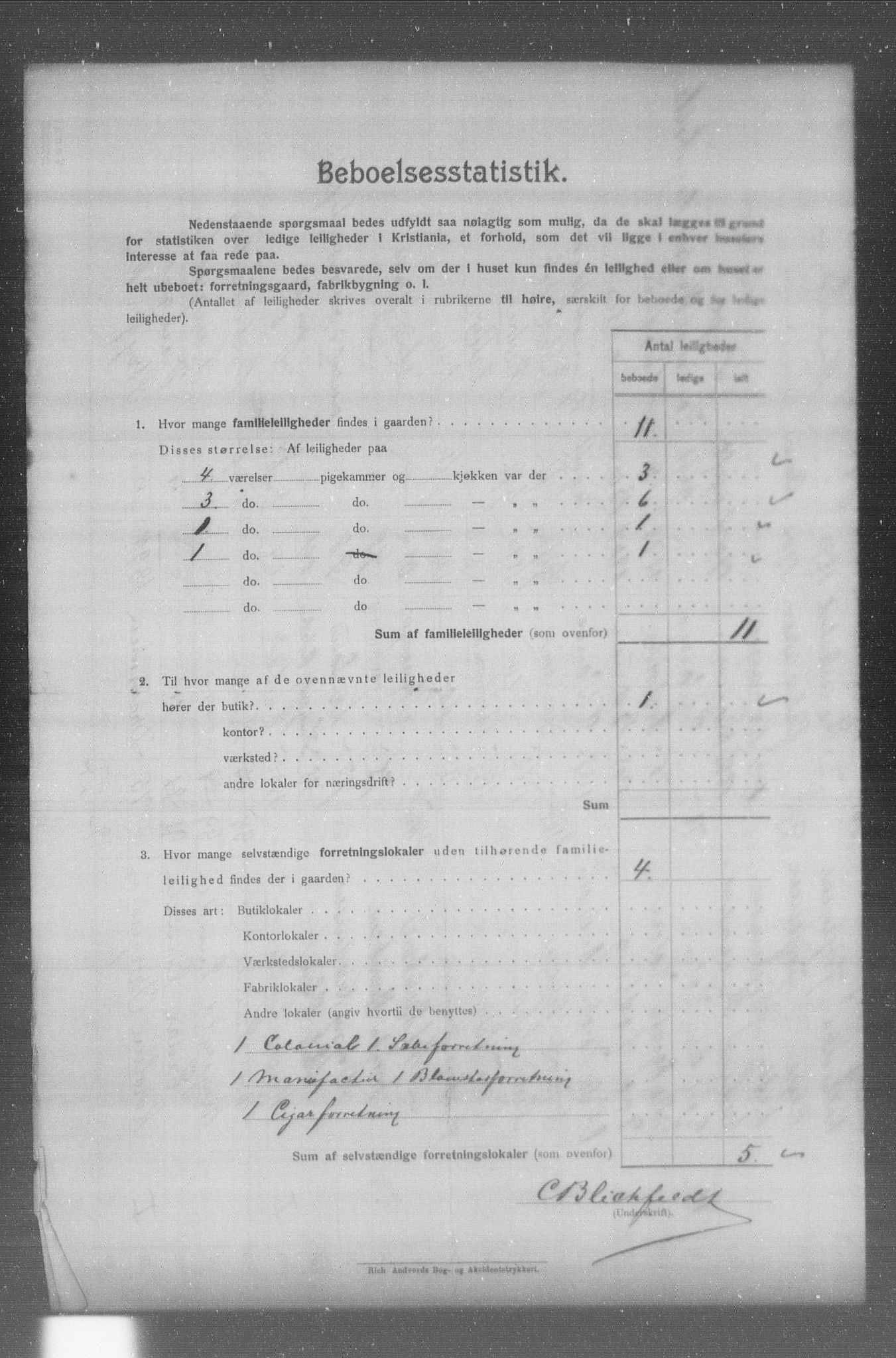 OBA, Kommunal folketelling 31.12.1904 for Kristiania kjøpstad, 1904, s. 16031