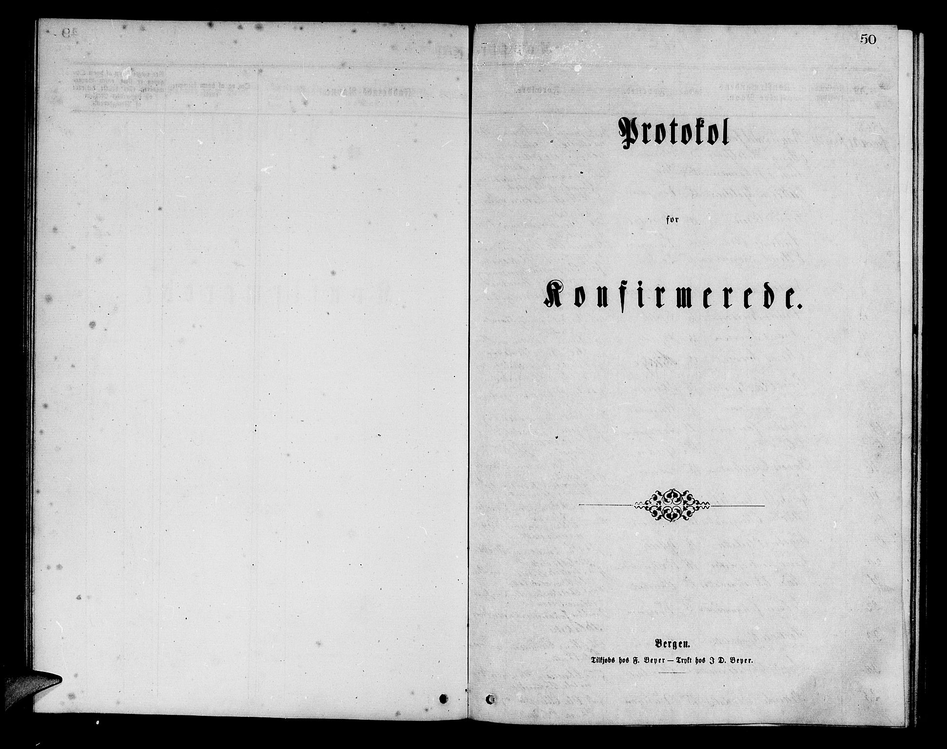 Aurland sokneprestembete, SAB/A-99937/H/Hb/Hba/L0001: Klokkerbok nr. A 1, 1868-1881, s. 50