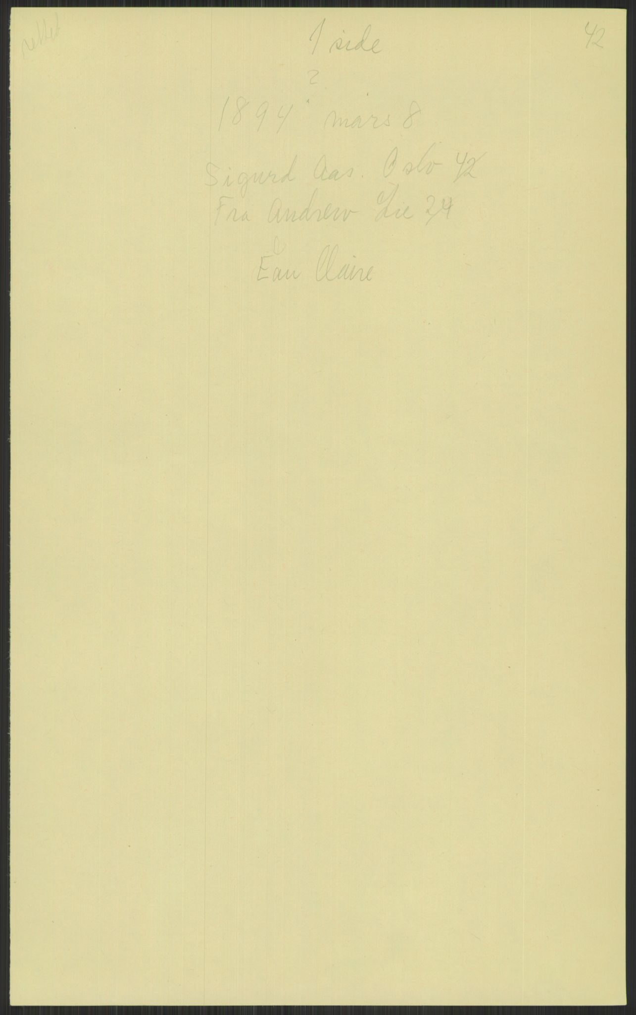 Samlinger til kildeutgivelse, Amerikabrevene, AV/RA-EA-4057/F/L0034: Innlån fra Nord-Trøndelag, 1838-1914, s. 483