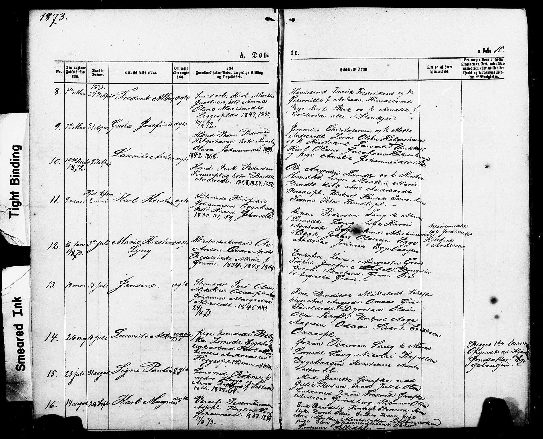 Ministerialprotokoller, klokkerbøker og fødselsregistre - Nord-Trøndelag, SAT/A-1458/740/L0380: Klokkerbok nr. 740C01, 1868-1902, s. 10