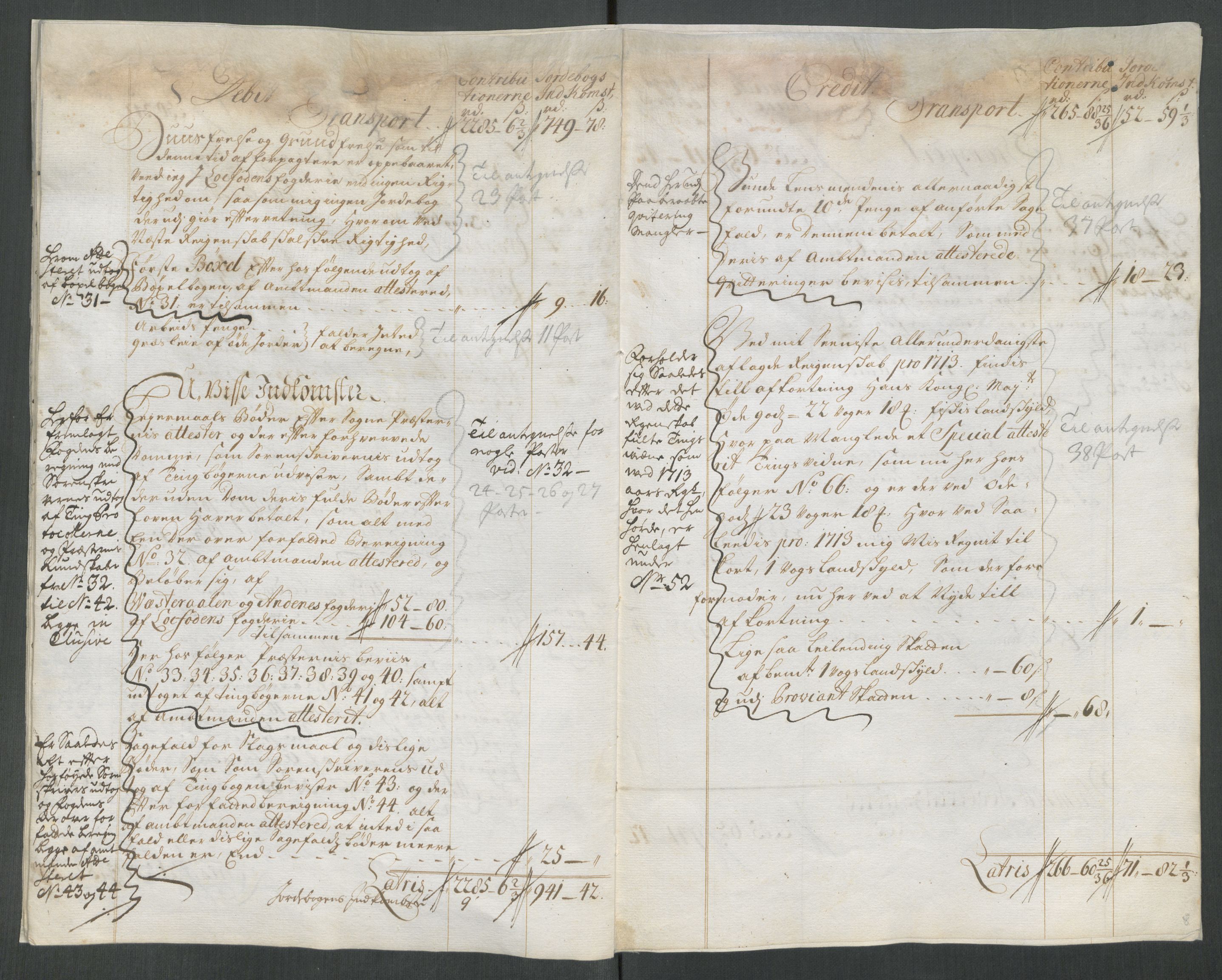 Rentekammeret inntil 1814, Reviderte regnskaper, Fogderegnskap, AV/RA-EA-4092/R67/L4680: Fogderegnskap Vesterålen, Andenes og Lofoten, 1714, s. 11