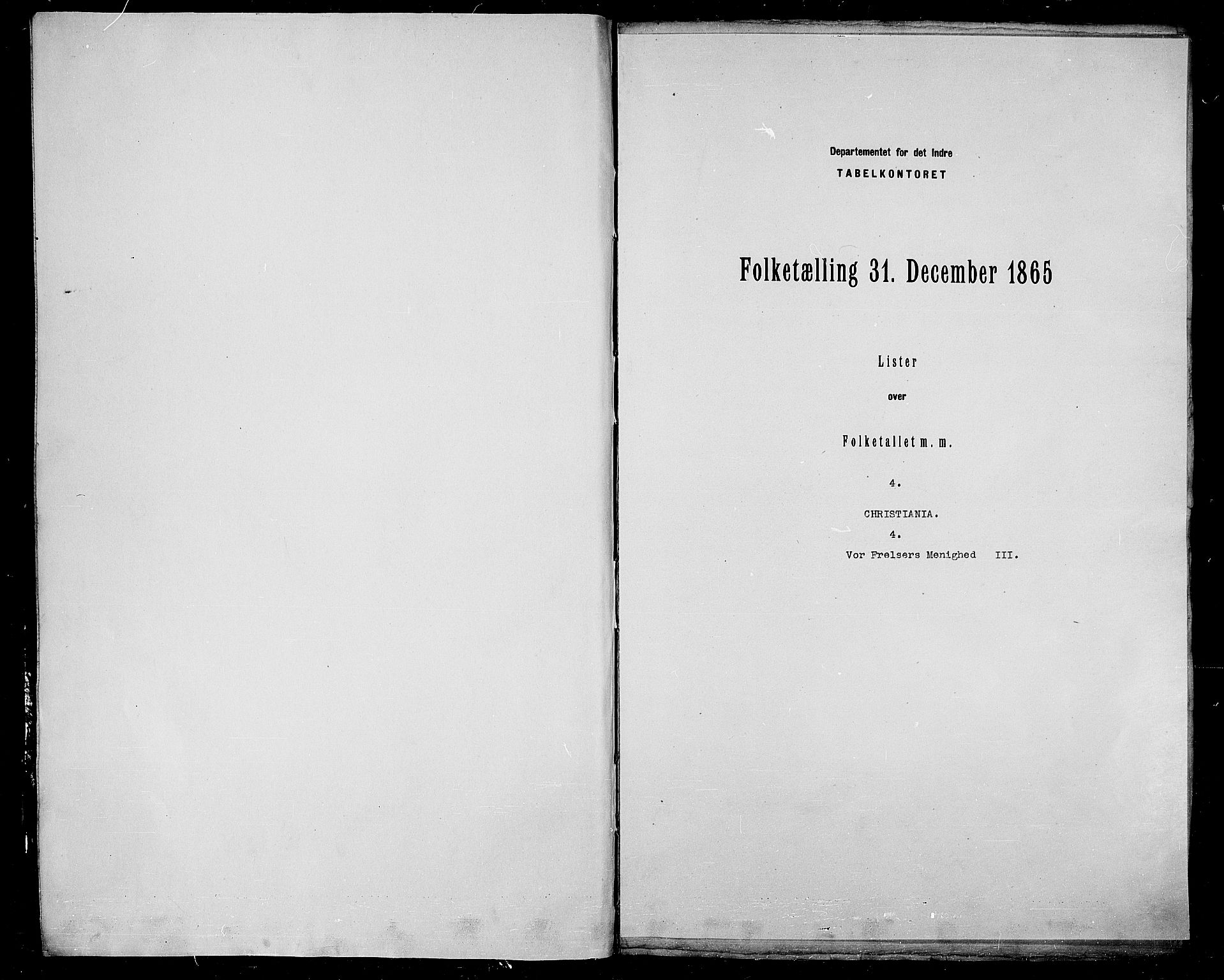 RA, Folketelling 1865 for 0301 Kristiania kjøpstad, 1865, s. 1123