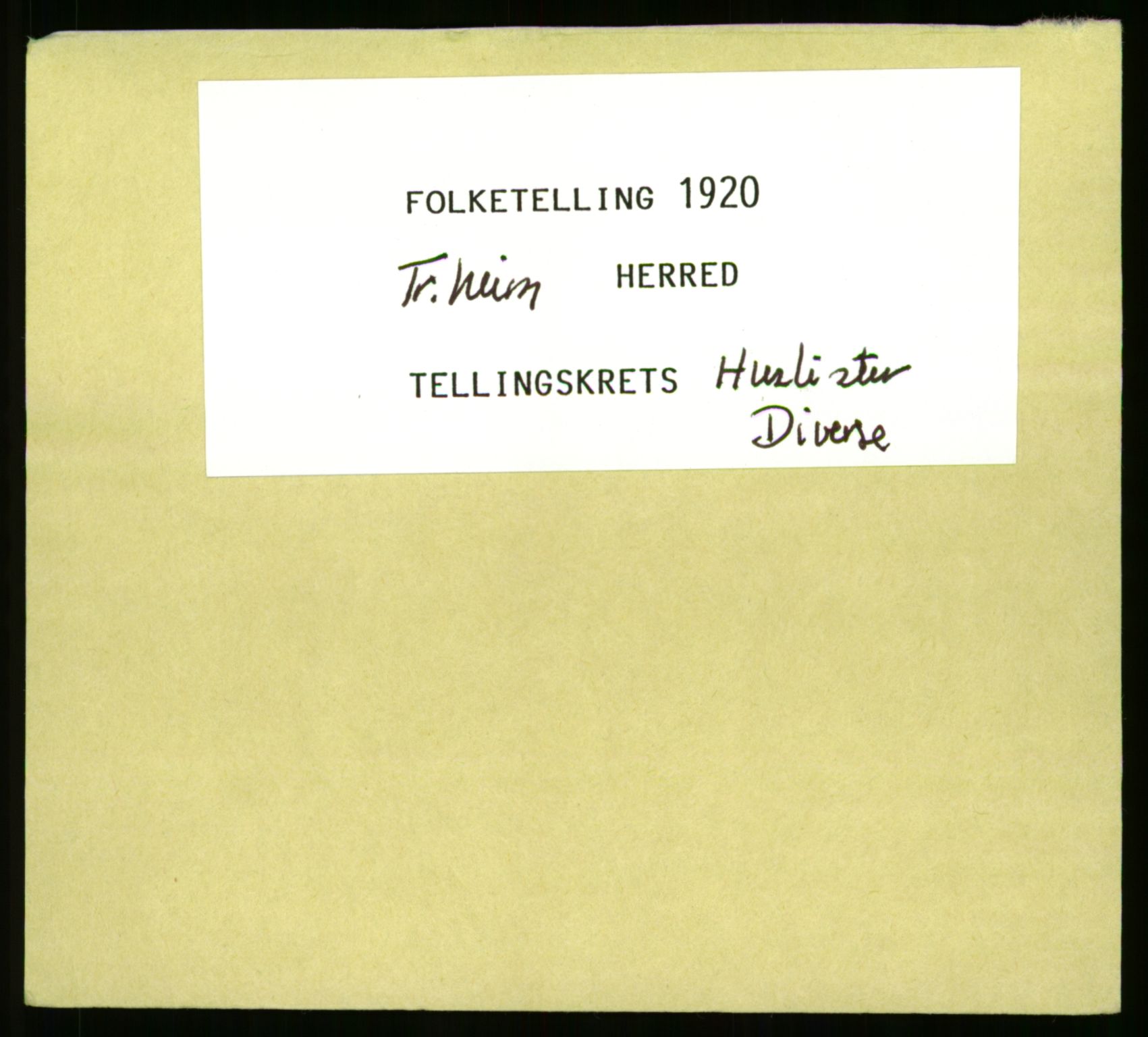 SAT, Folketelling 1920 for 1601 Trondheim kjøpstad, 1920, s. 145869