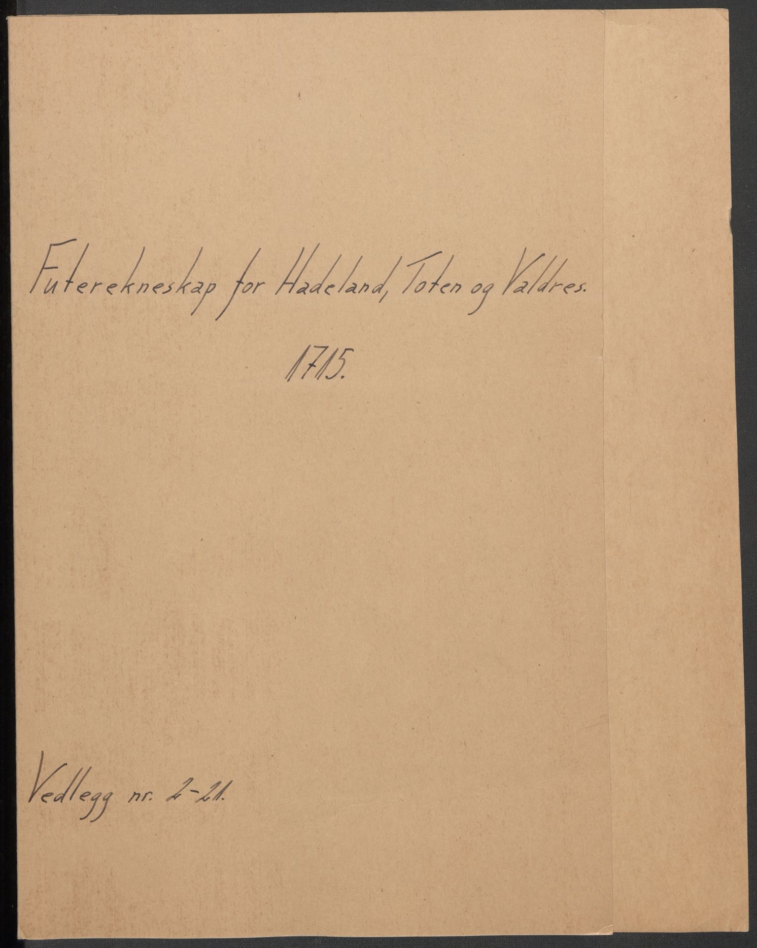 Rentekammeret inntil 1814, Reviderte regnskaper, Fogderegnskap, RA/EA-4092/R18/L1314: Fogderegnskap Hadeland, Toten og Valdres, 1715, s. 250